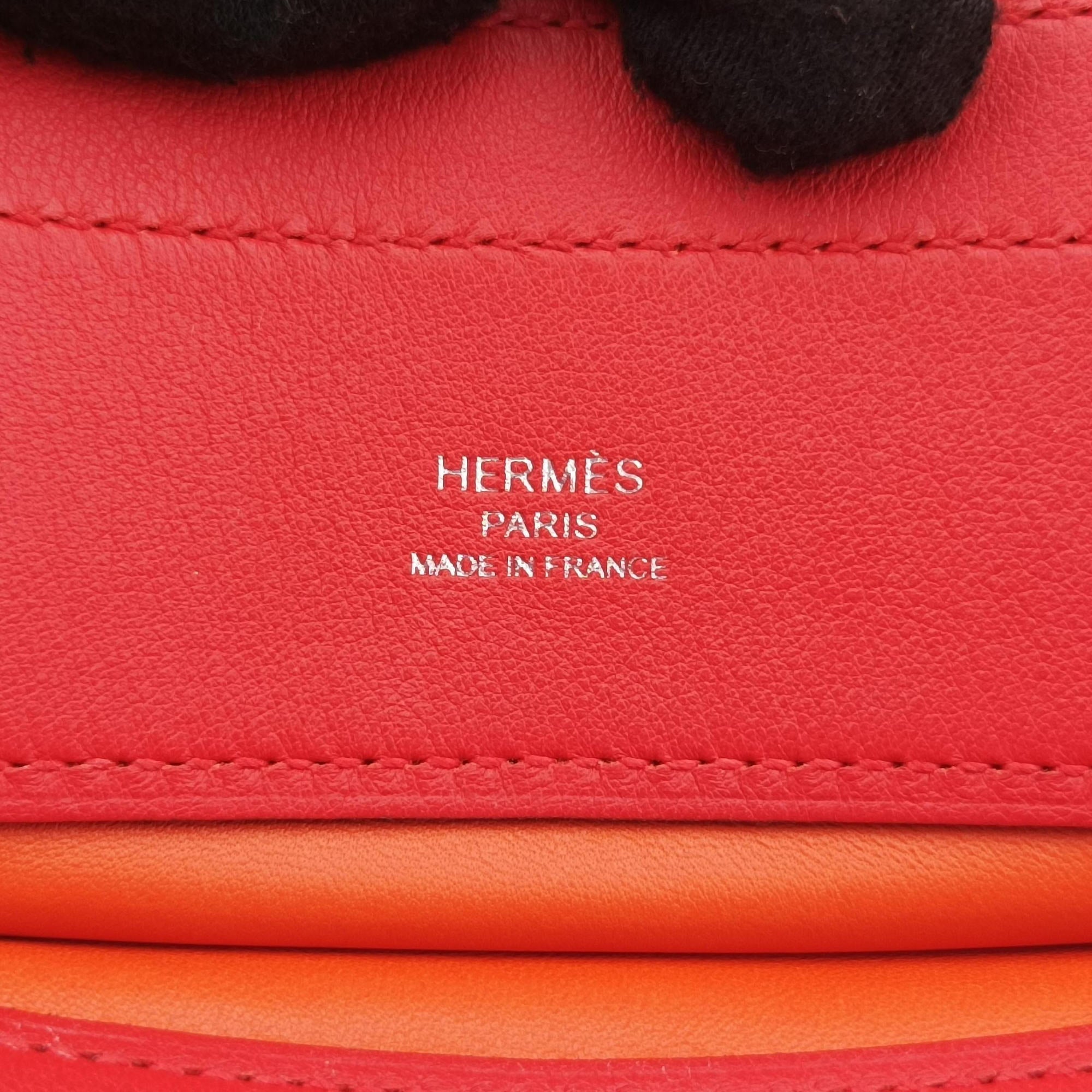 Vintage Hermes Sac Aline mini Orange Leather  shoulderbag | stylenewstar