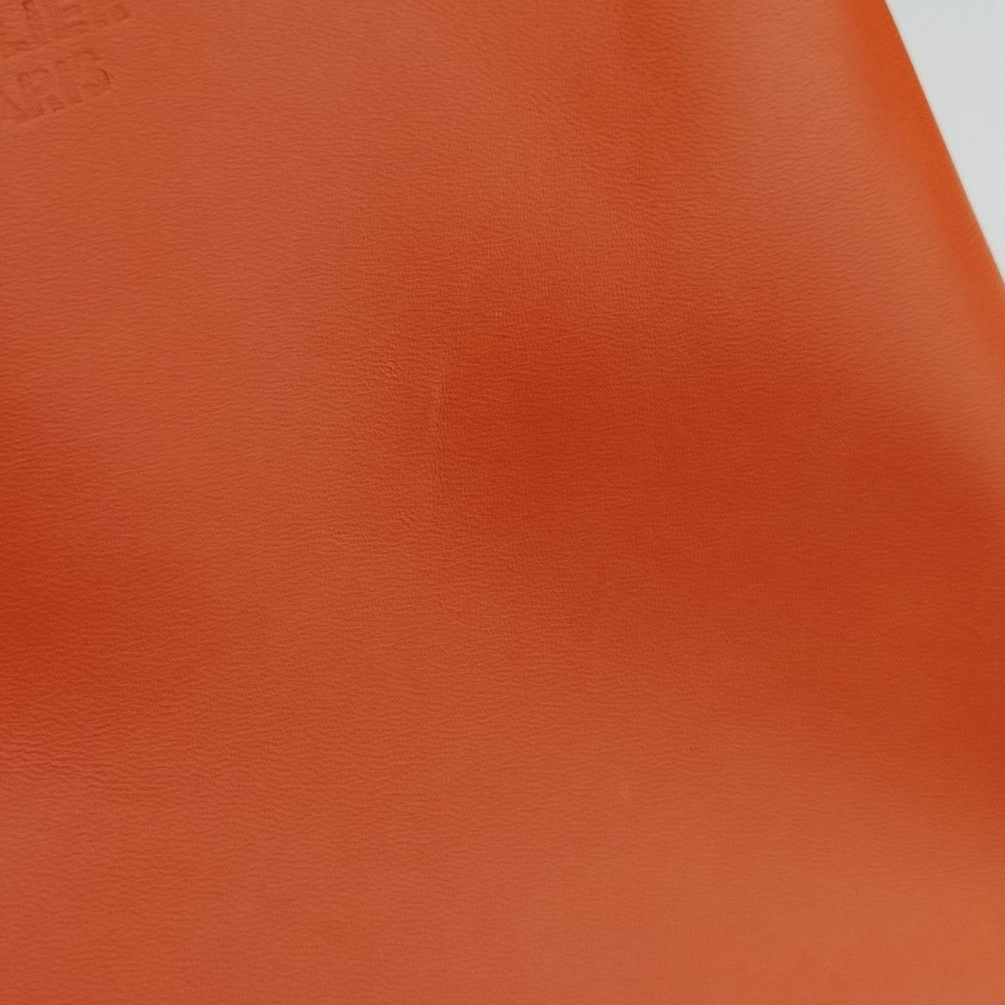 Vintage Hermes Sac Aline mini Orange Leather  shoulderbag | stylenewstar