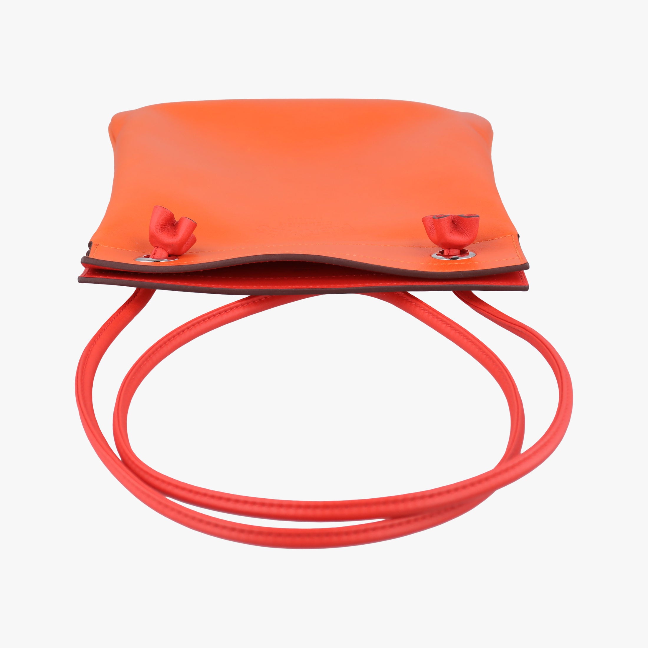 Vintage Hermes Sac Aline mini Orange Leather  shoulderbag | stylenewstar