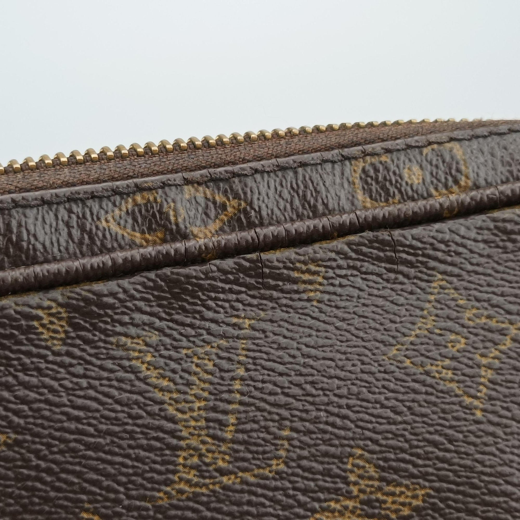 Pre-owned Louis Vuitton Trotter Beauvais brown Monogram Macassar M97037 shoulderbag | stylenewstar