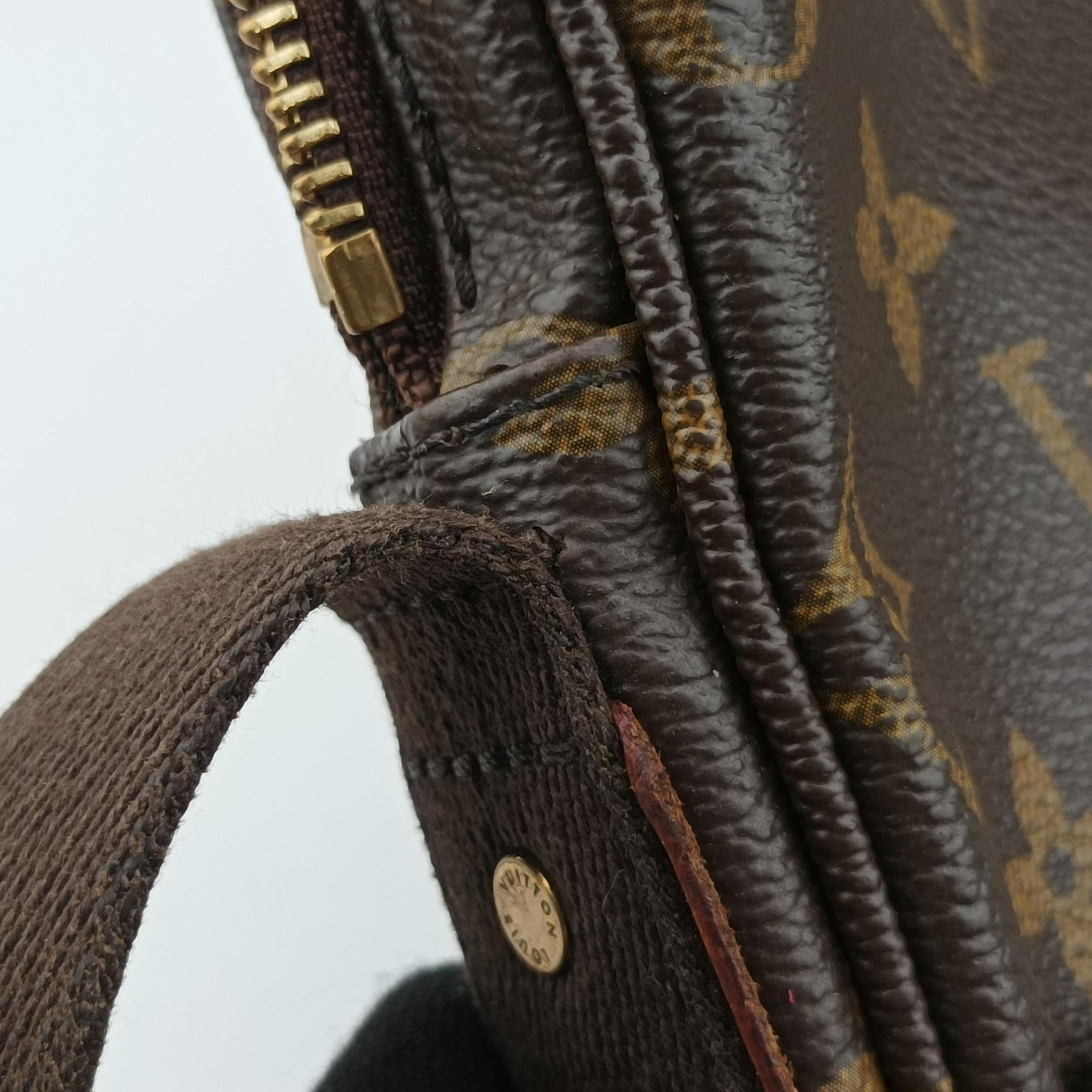 Pre-owned Louis Vuitton Trotter Beauvais brown Monogram Macassar M97037 shoulderbag | stylenewstar