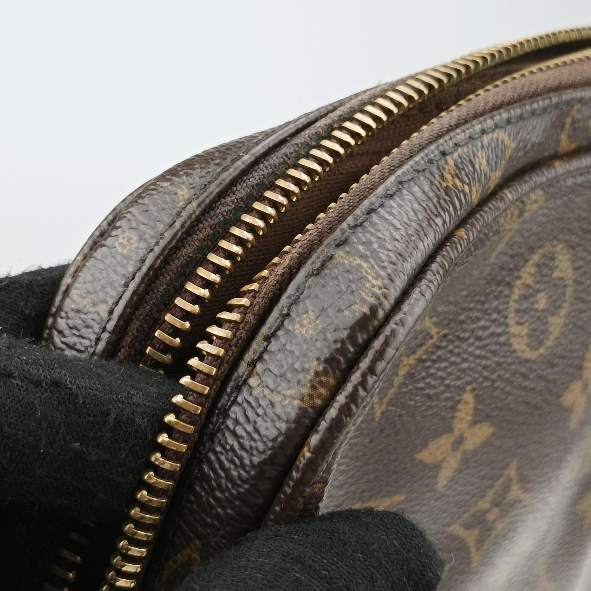 Pre-owned Louis Vuitton Trotter Beauvais brown Monogram Macassar M97037 shoulderbag | stylenewstar