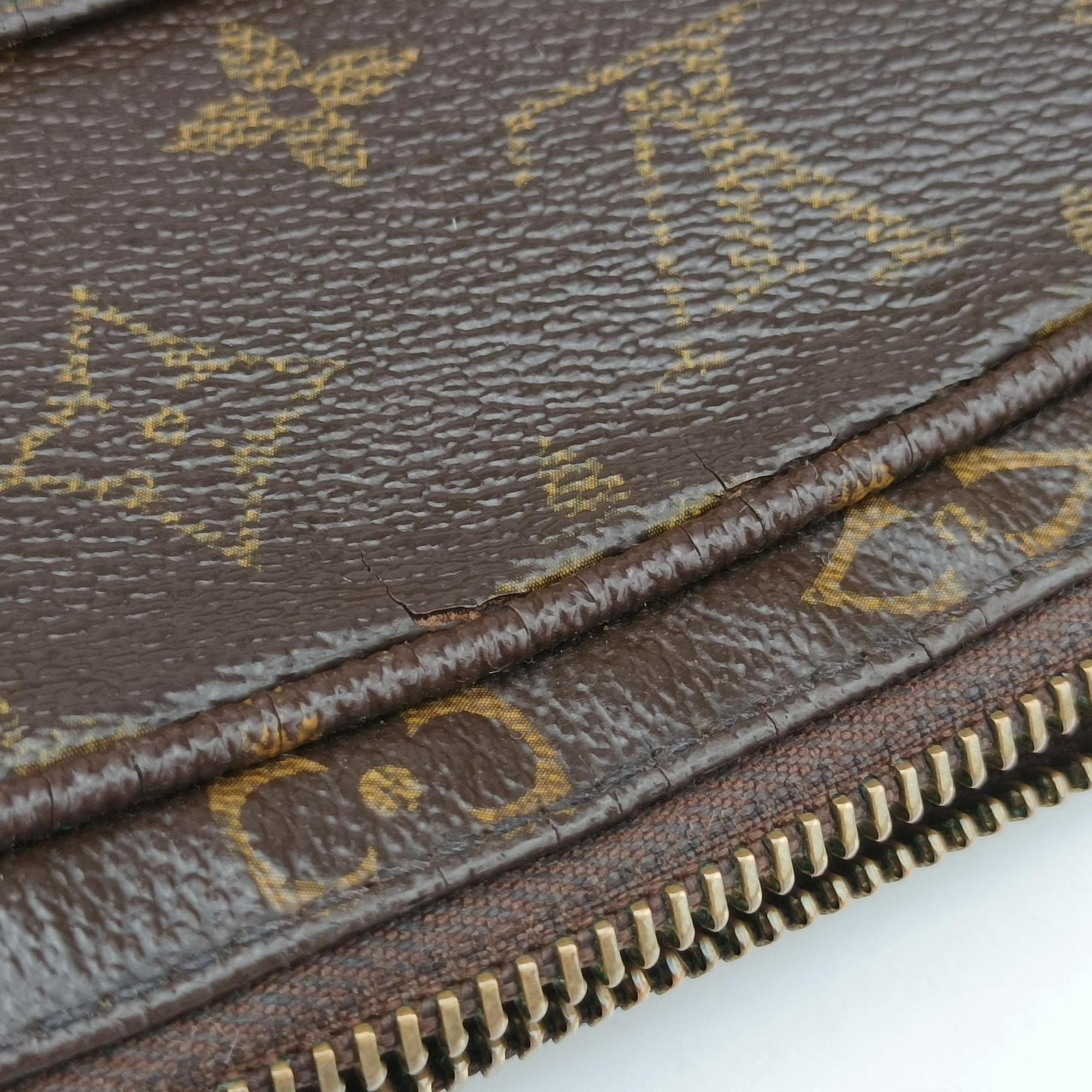 Pre-owned Louis Vuitton Trotter Beauvais brown Monogram Macassar M97037 shoulderbag | stylenewstar