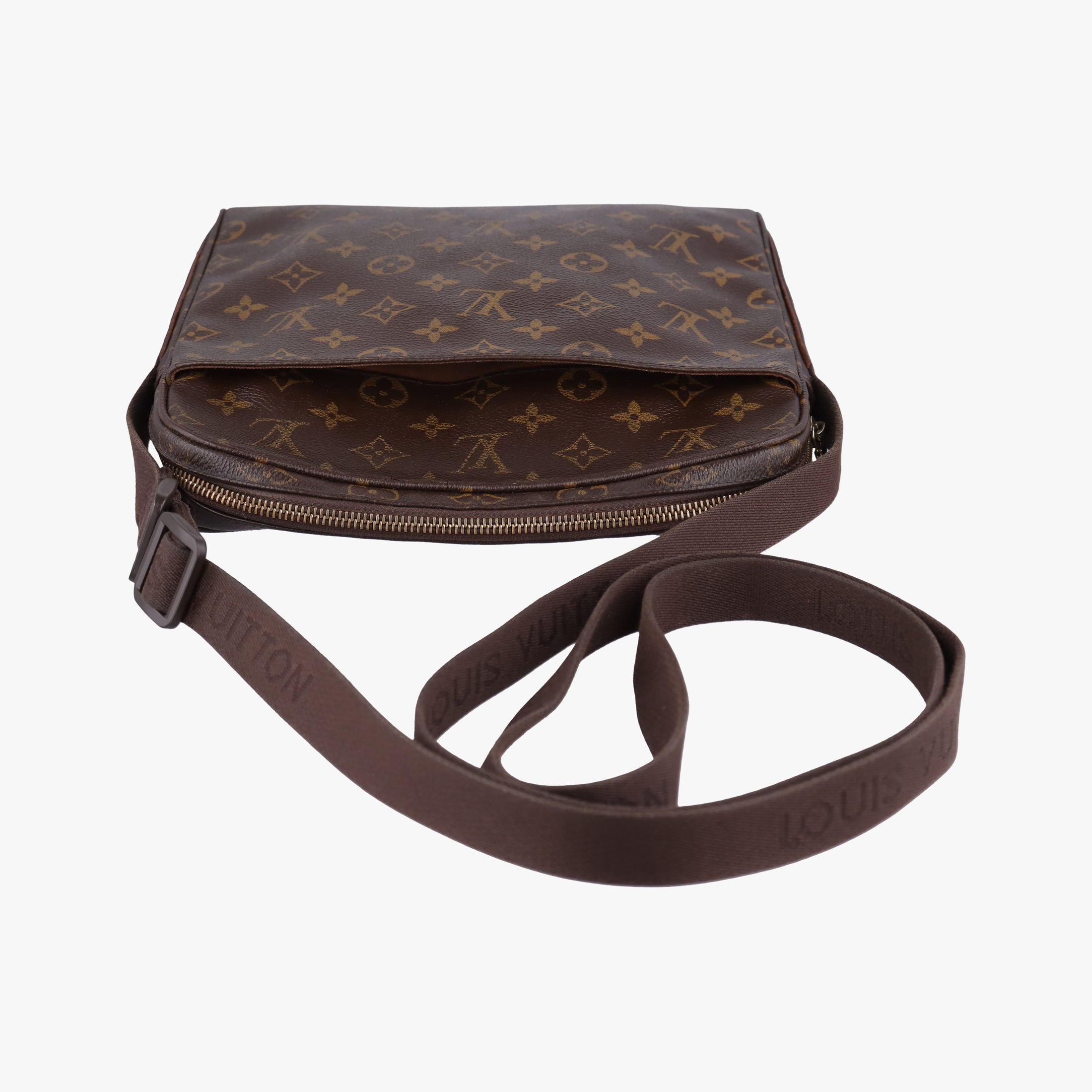 Pre-owned Louis Vuitton Trotter Beauvais brown Monogram Macassar M97037 shoulderbag | stylenewstar