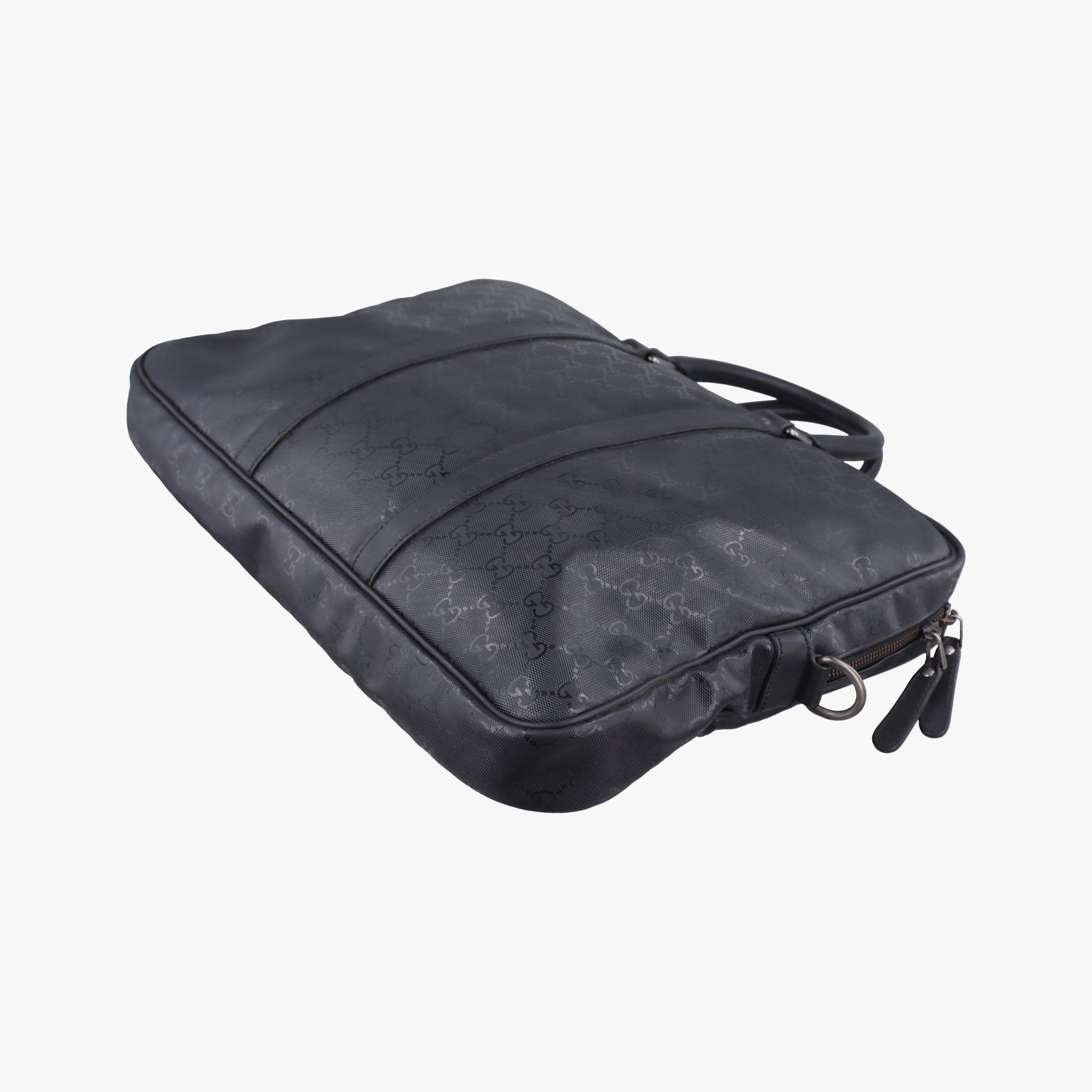 Pre-owned Gucci Diamante Black PVC coated canvas×Leather 208463 shoulderbag | stylenewstar