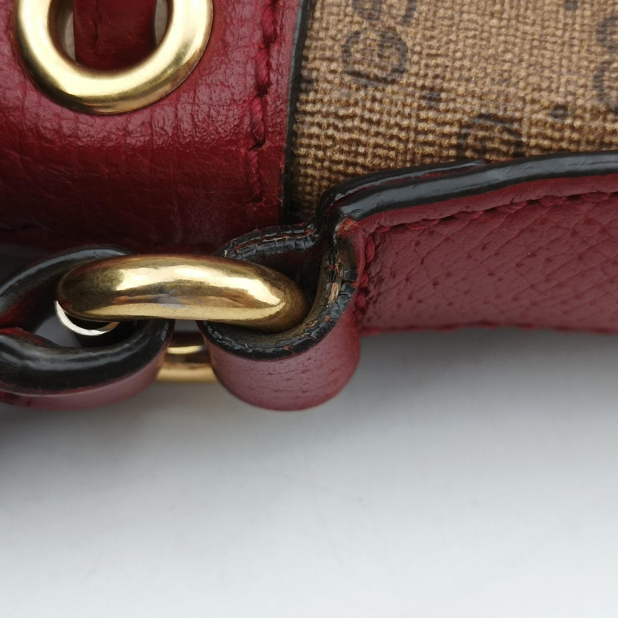 Pre-owned Gucci Doraemon collaboration Brown×Red×Multi PVC coated canvas×Leather 647801 shoulderbag | stylenewstar