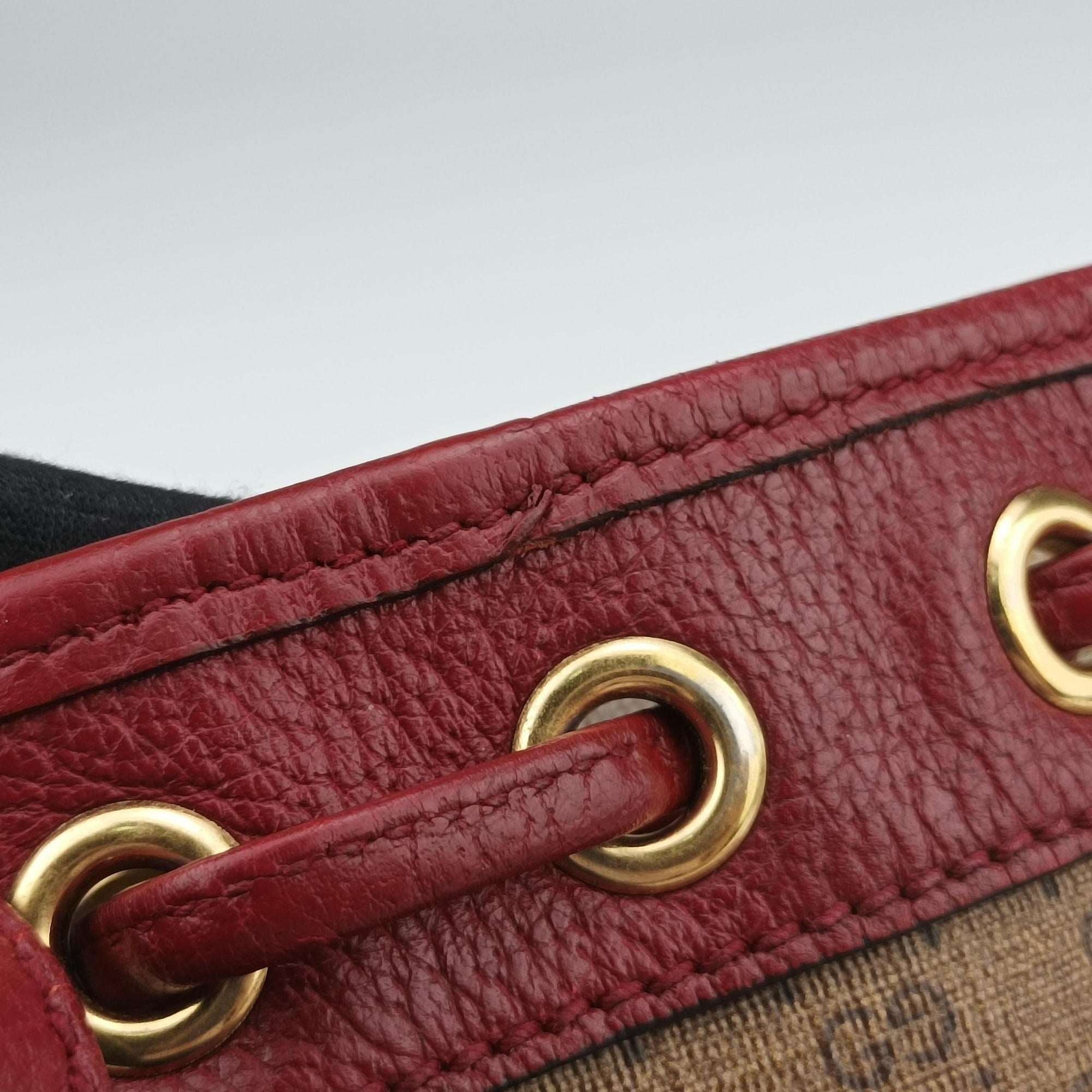 Pre-owned Gucci Doraemon collaboration Brown×Red×Multi PVC coated canvas×Leather 647801 shoulderbag | stylenewstar
