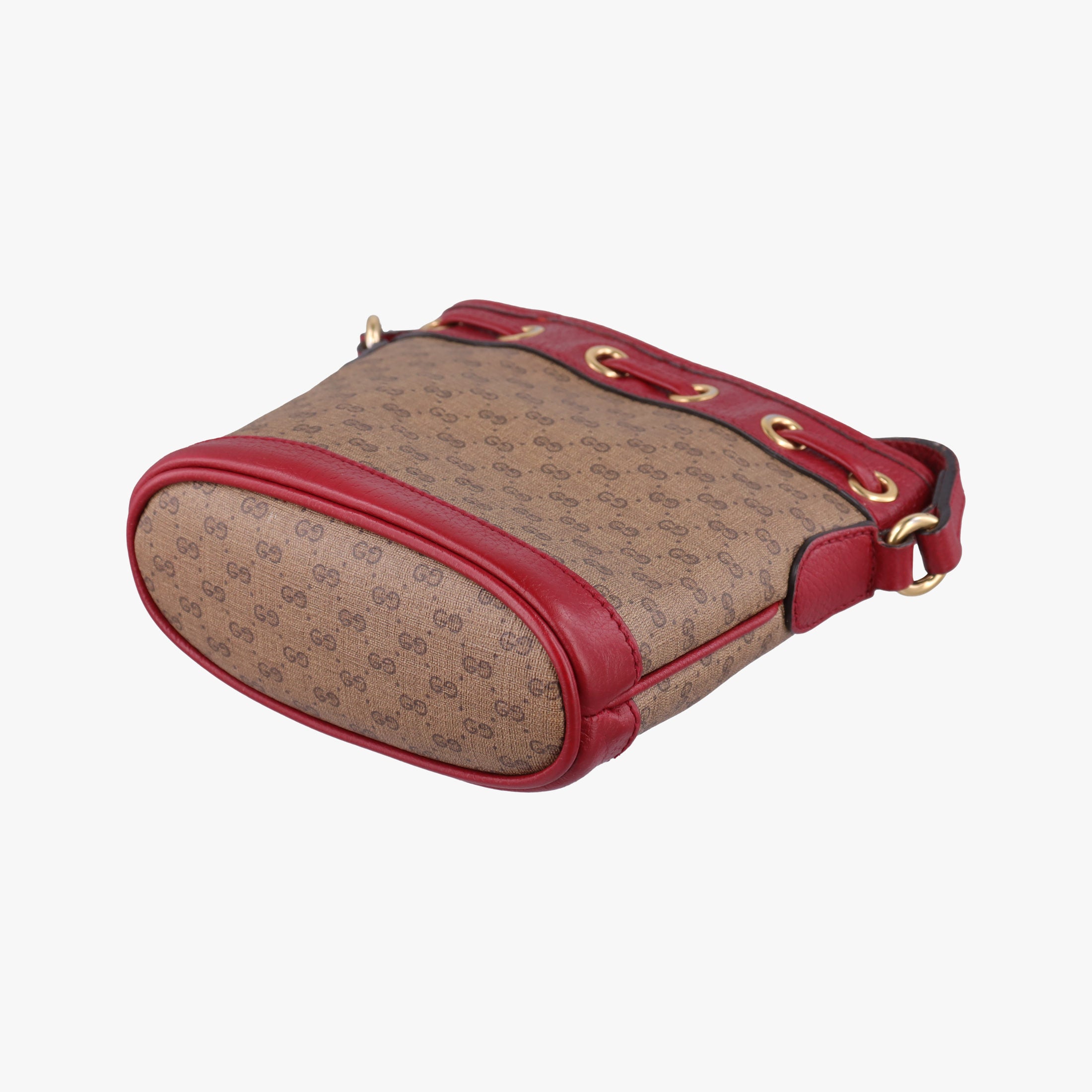 Pre-owned Gucci Doraemon collaboration Brown×Red×Multi PVC coated canvas×Leather 647801 shoulderbag | stylenewstar
