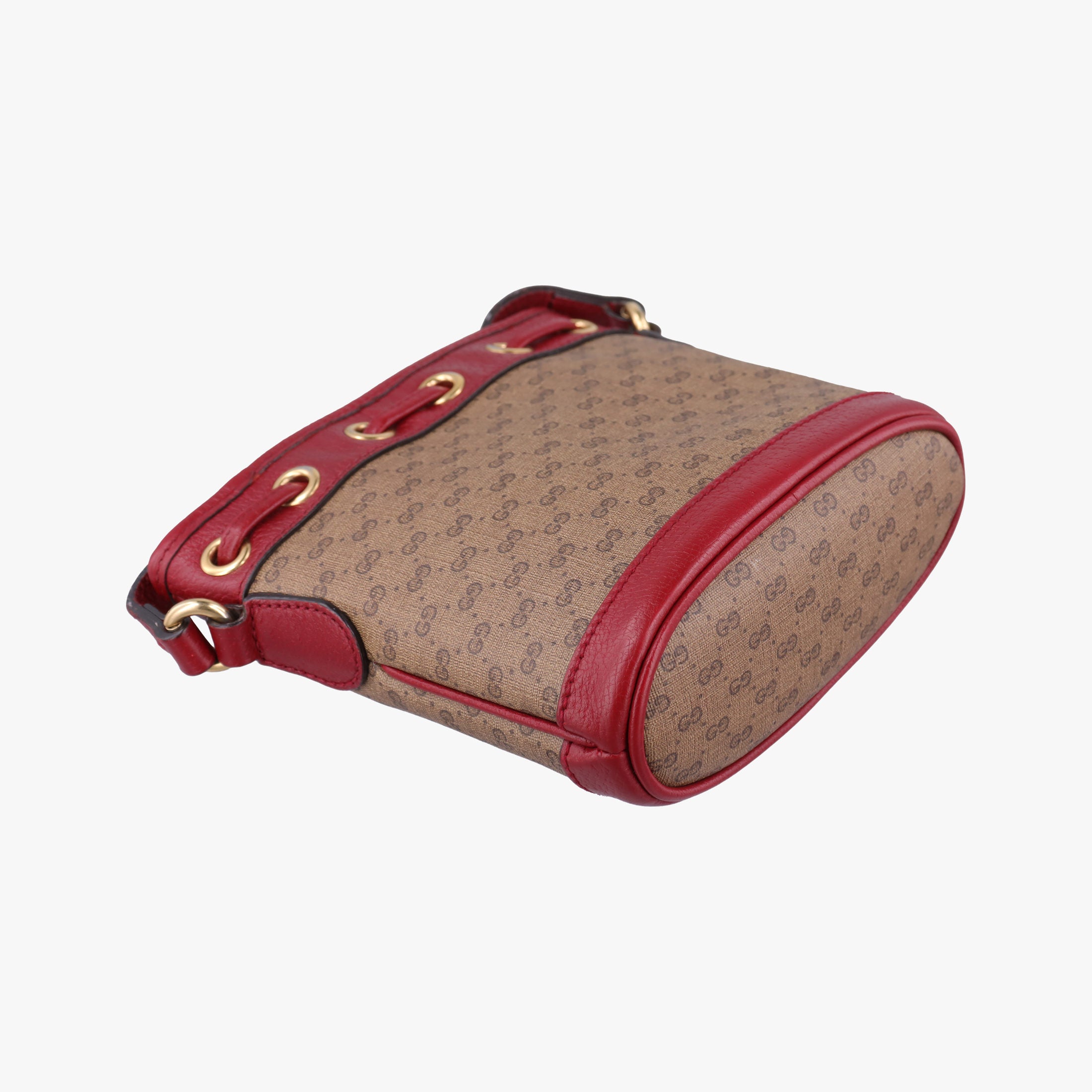 Pre-owned Gucci Doraemon collaboration Brown×Red×Multi PVC coated canvas×Leather 647801 shoulderbag | stylenewstar