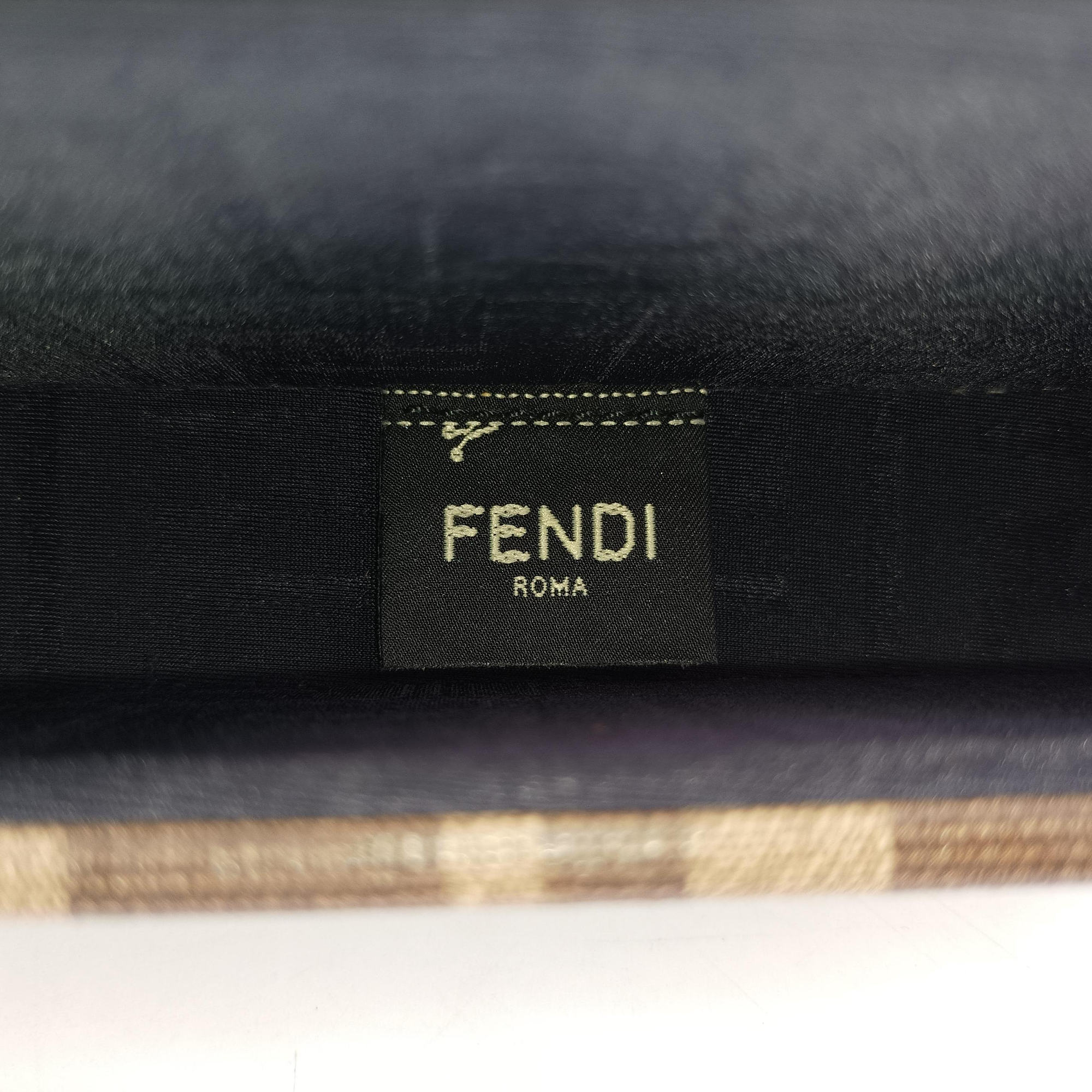 Pre-owned Fendi Zucca Trunk Brown PVC coated canvas×Leather 7VA507 shoulderbag | stylenewstar