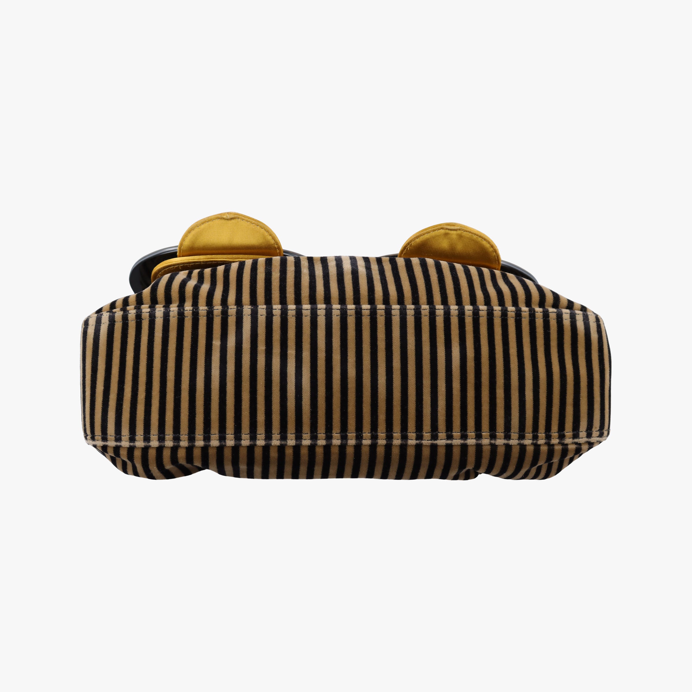 Pre-owned Fendi B Bag Brown Velvet × Fur 8BN165 shoulderbag | stylenewstar