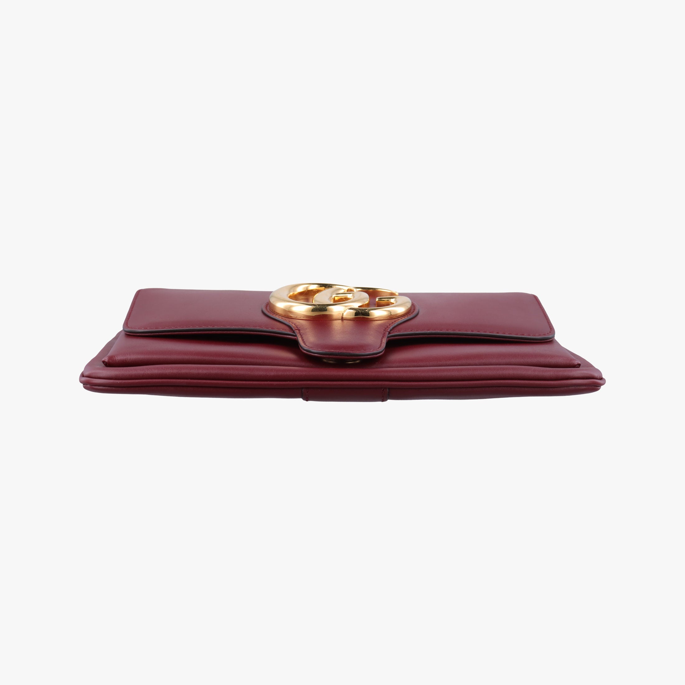 Pre-owned Gucci Arli Burgundy Leather 550129 shoulderbag | stylenewstar