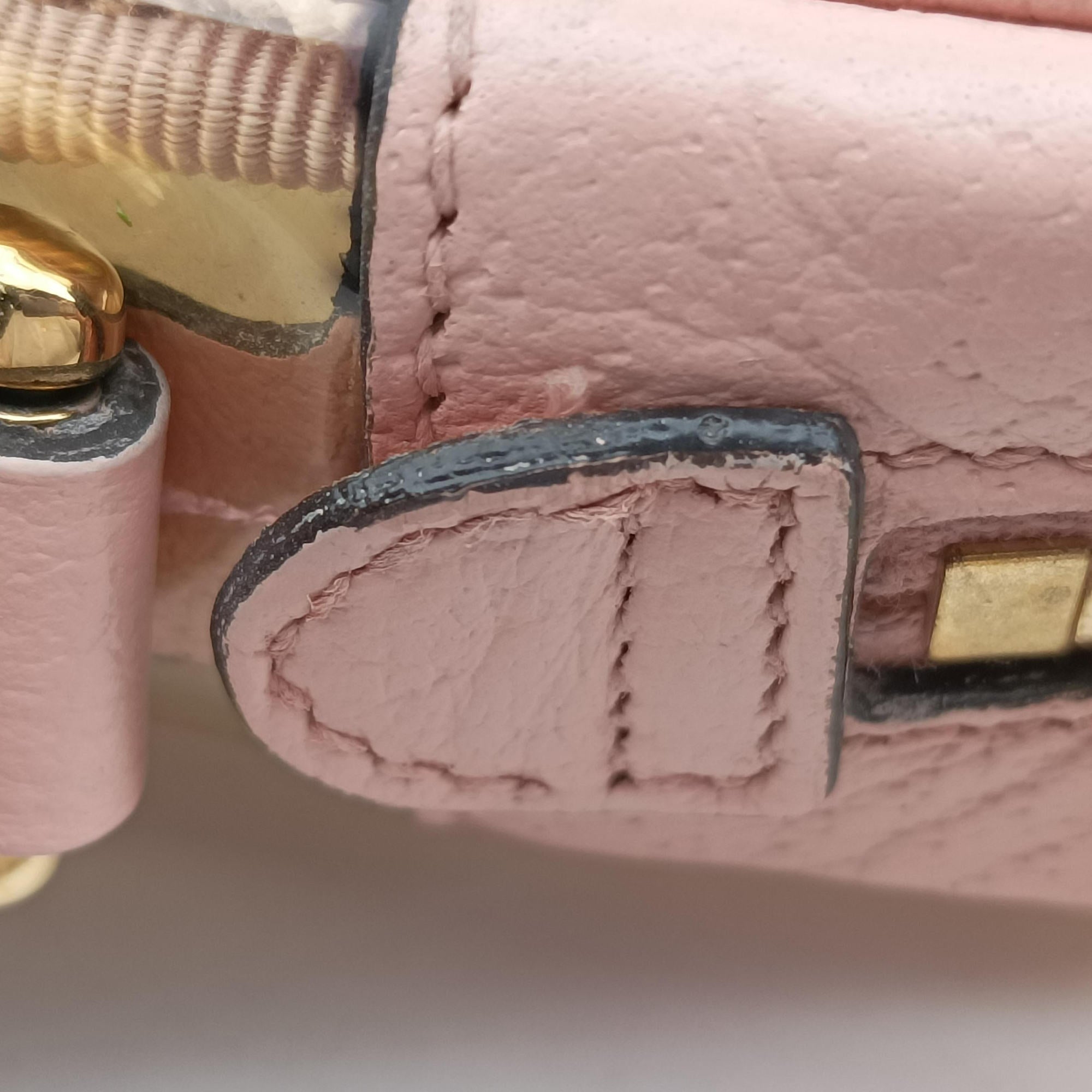 Pre-owned Gucci OPHIDIA Pink×Transparent PVC coated canvas 517350 shoulderbag | stylenewstar