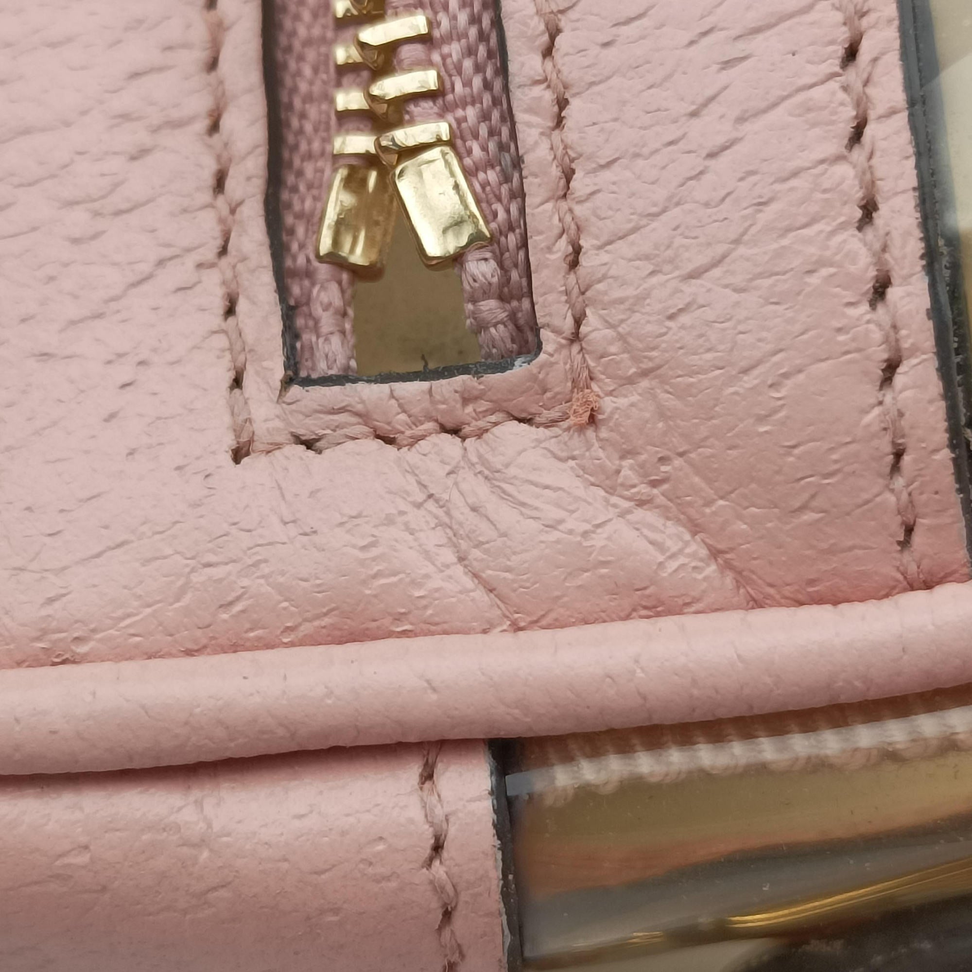 Pre-owned Gucci OPHIDIA Pink×Transparent PVC coated canvas 517350 shoulderbag | stylenewstar