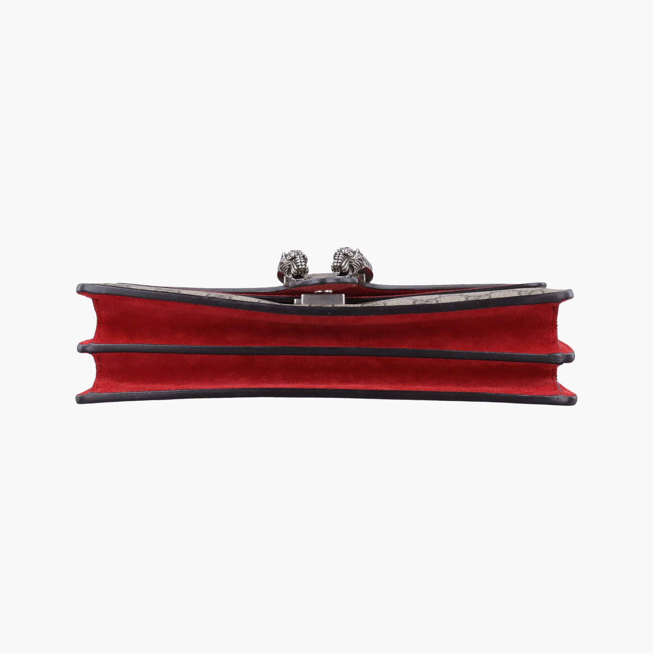 Pre-owned Gucci Dionysus beige×red PVC coated canvas×suede 400249 shoulderbag | stylenewstar