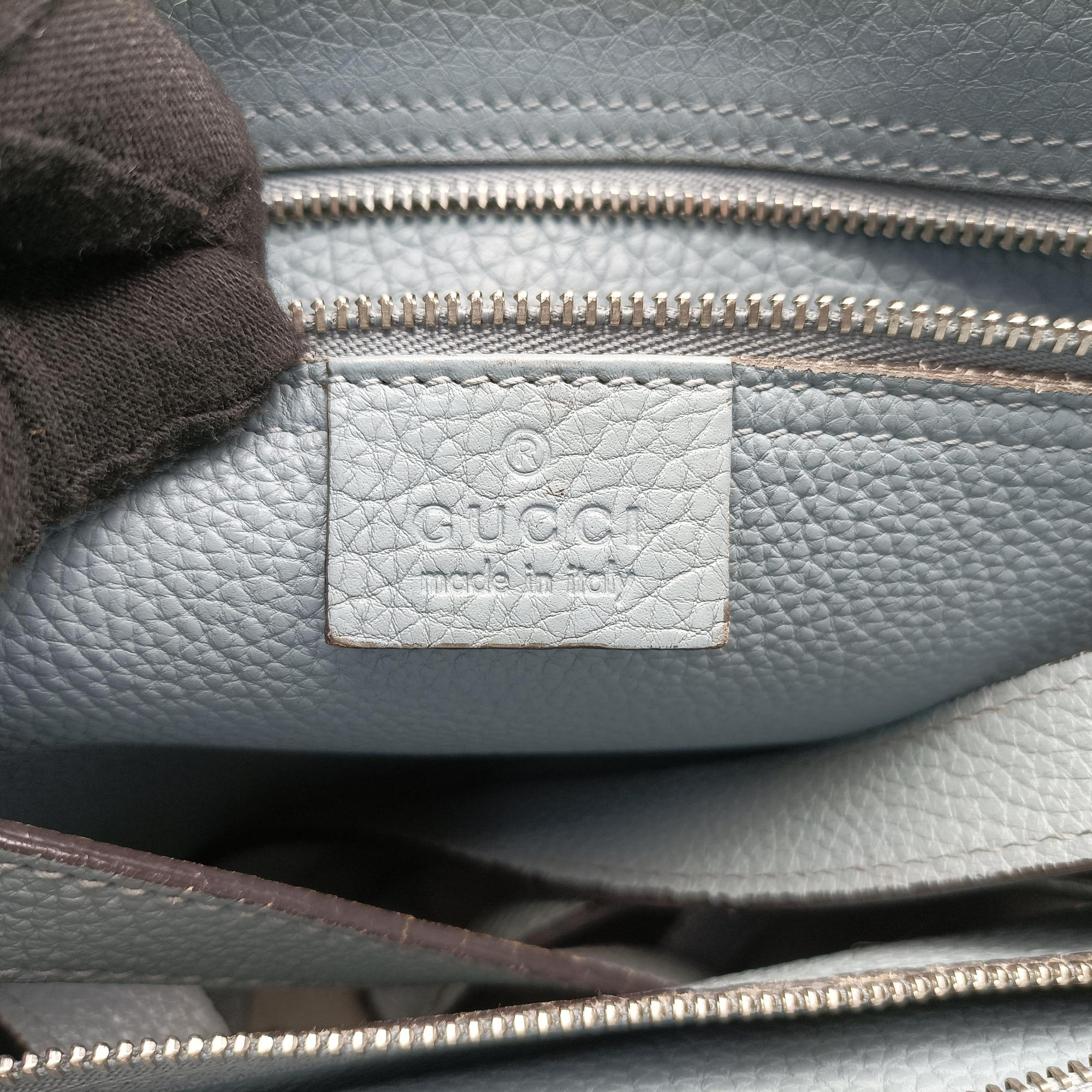 Vintage Gucci new jackie Blue Leather 365460 shoulderbag | stylenewstar