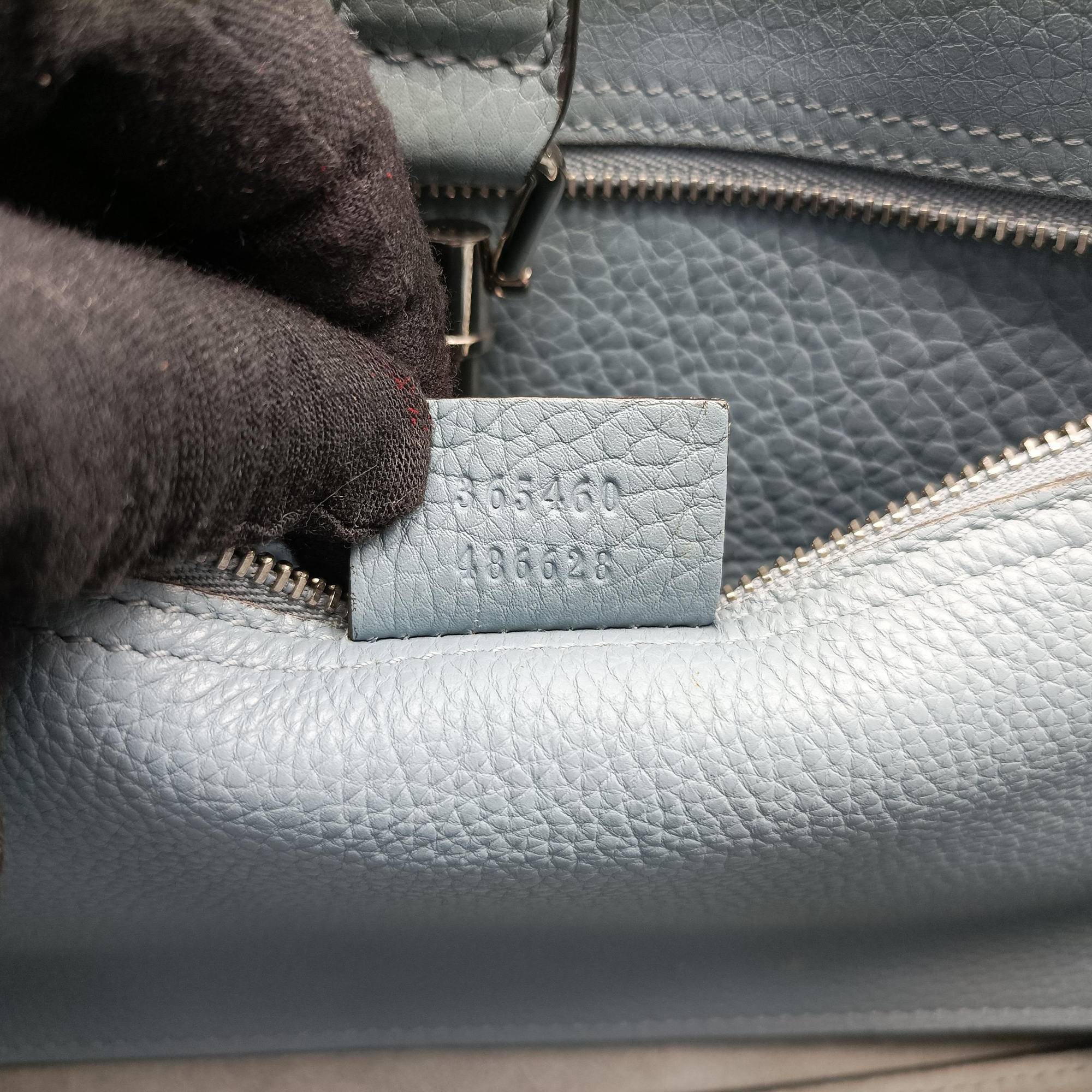 Vintage Gucci new jackie Blue Leather 365460 shoulderbag | stylenewstar