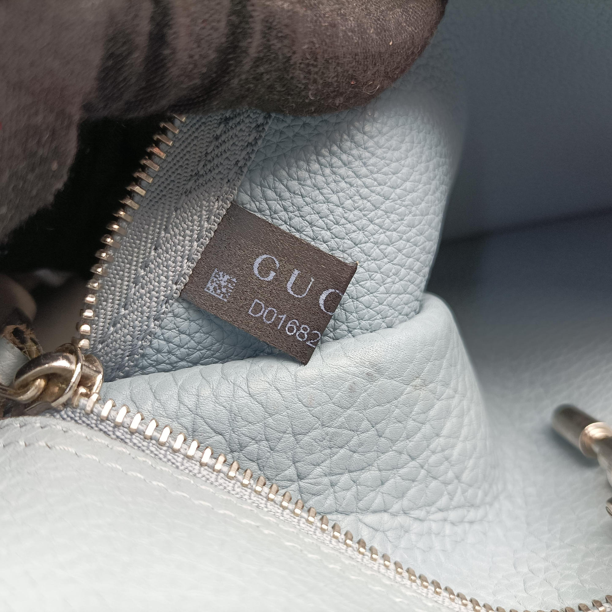 Vintage Gucci new jackie Blue Leather 365460 shoulderbag | stylenewstar