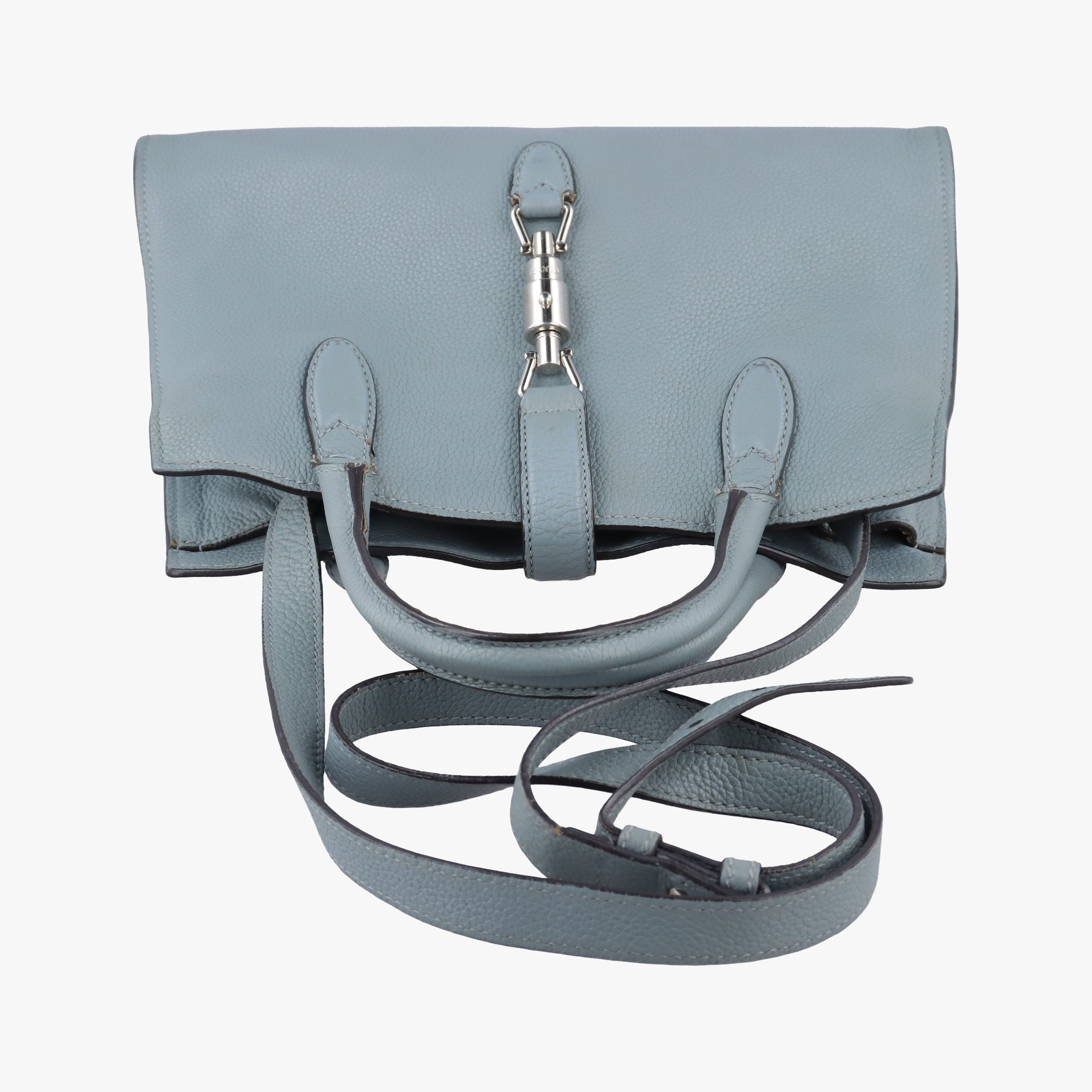 Vintage Gucci new jackie Blue Leather 365460 shoulderbag | stylenewstar
