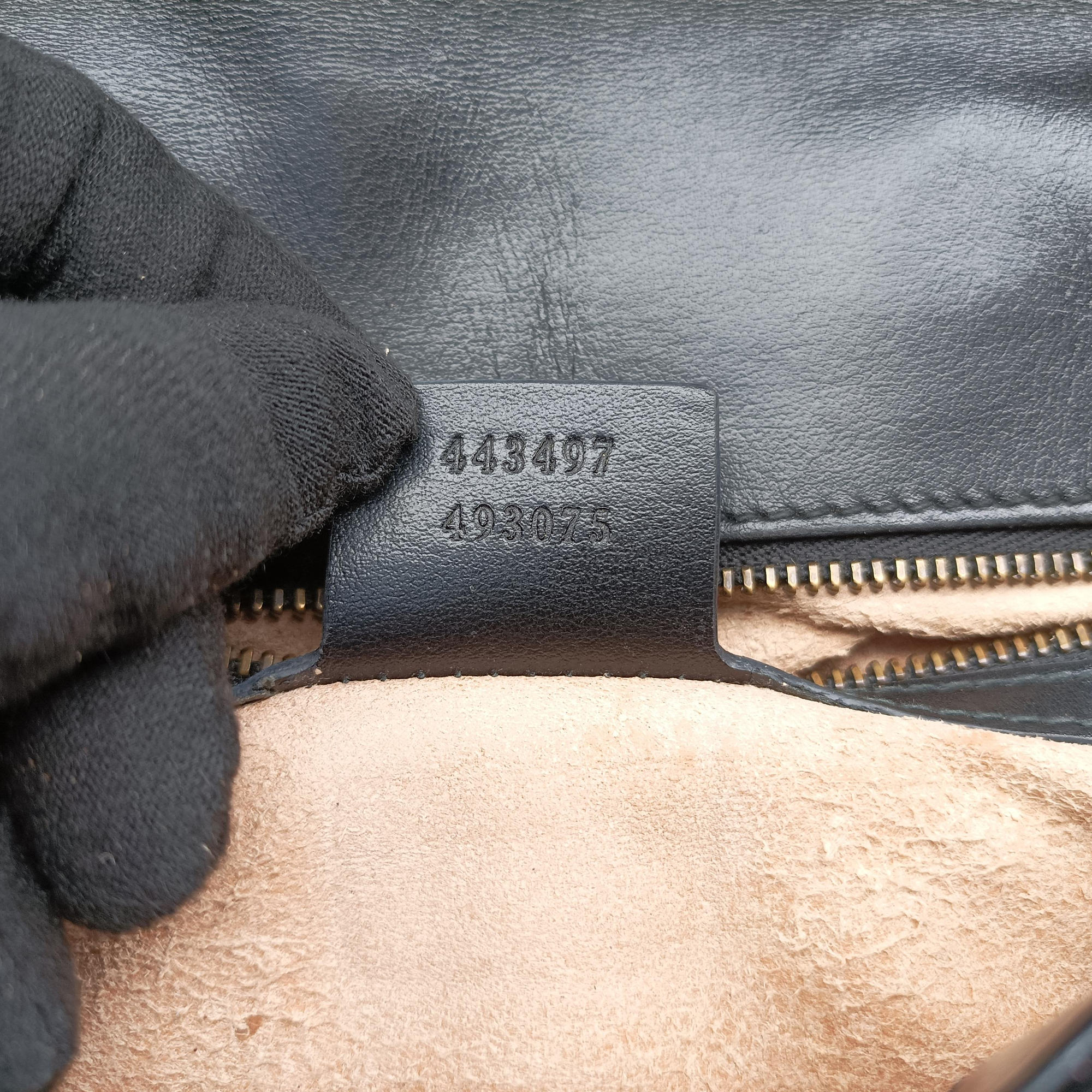 Pre-owned Gucci GG Marmont Black Leather 443497 shoulderbag | stylenewstar