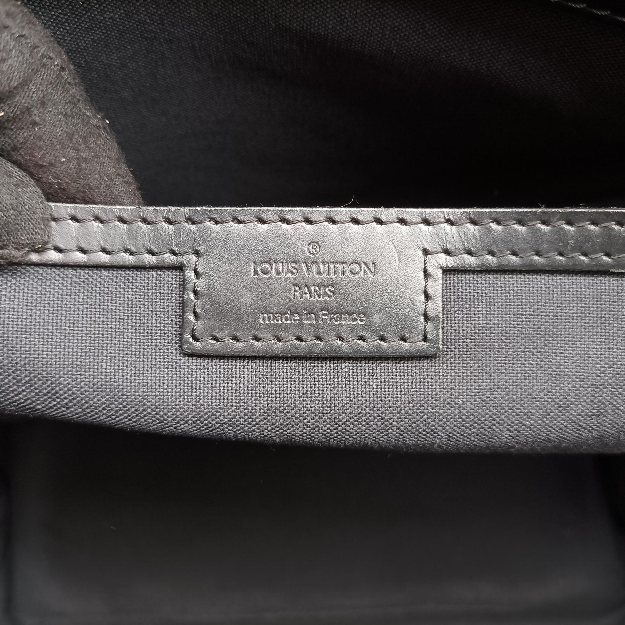 Pre-owned Louis Vuitton Tadao Noir Damier Graphite N51192 handbag | stylenewstar
