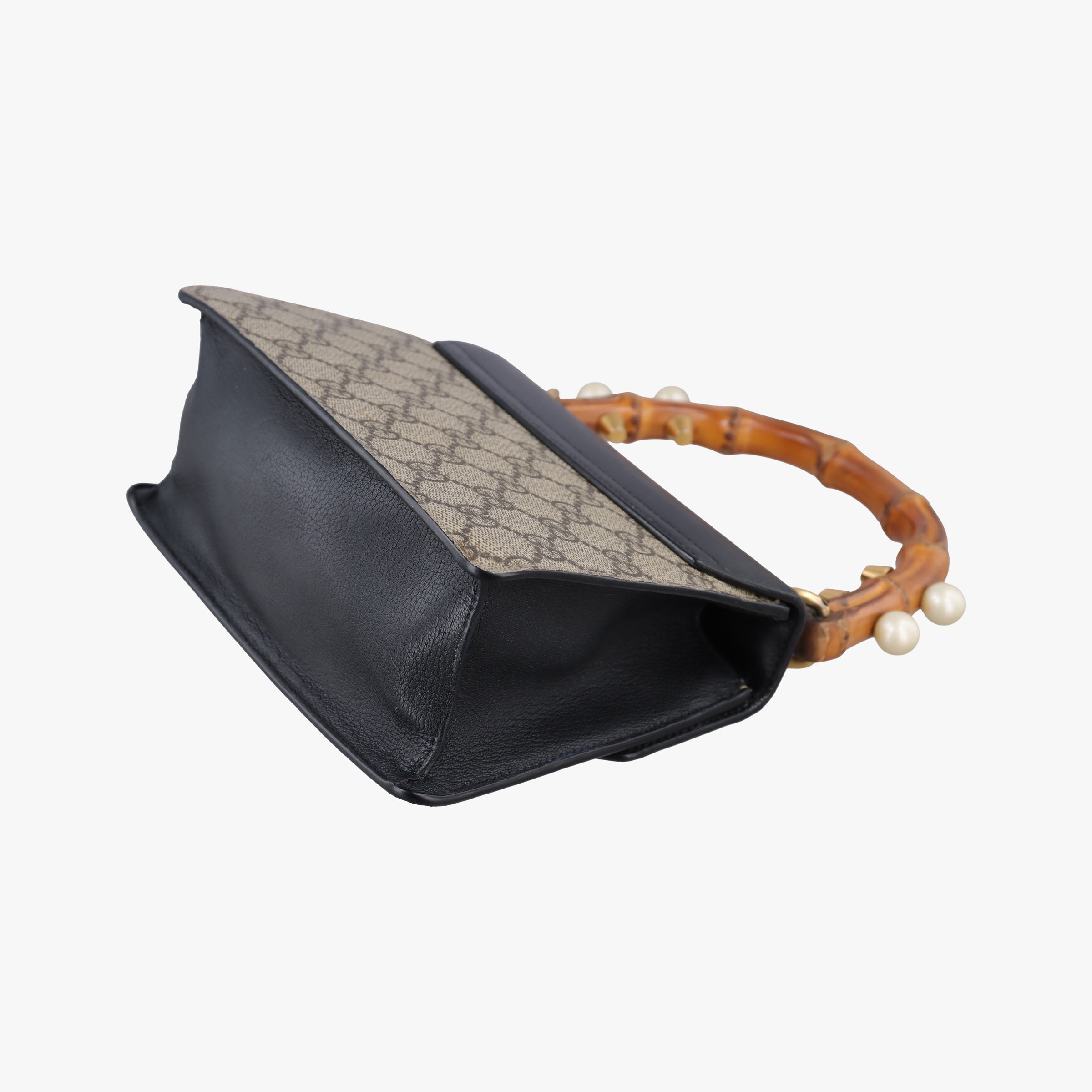 Secondhand Gucci Mini Fox Brooch Bamboo Beige×Multicolour PVC coated canvas×Leather 466428 shoulderbag | stylenewstar