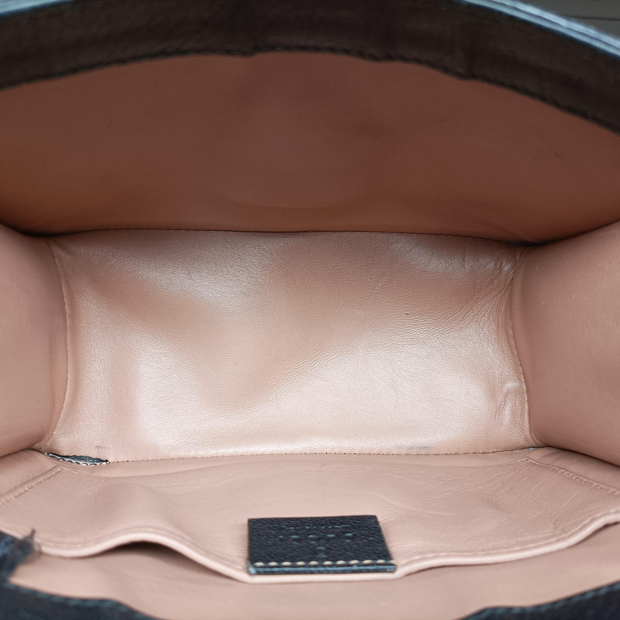 Secondhand Gucci Mini Fox Brooch Bamboo Beige×Multicolour PVC coated canvas×Leather 466428 shoulderbag | stylenewstar