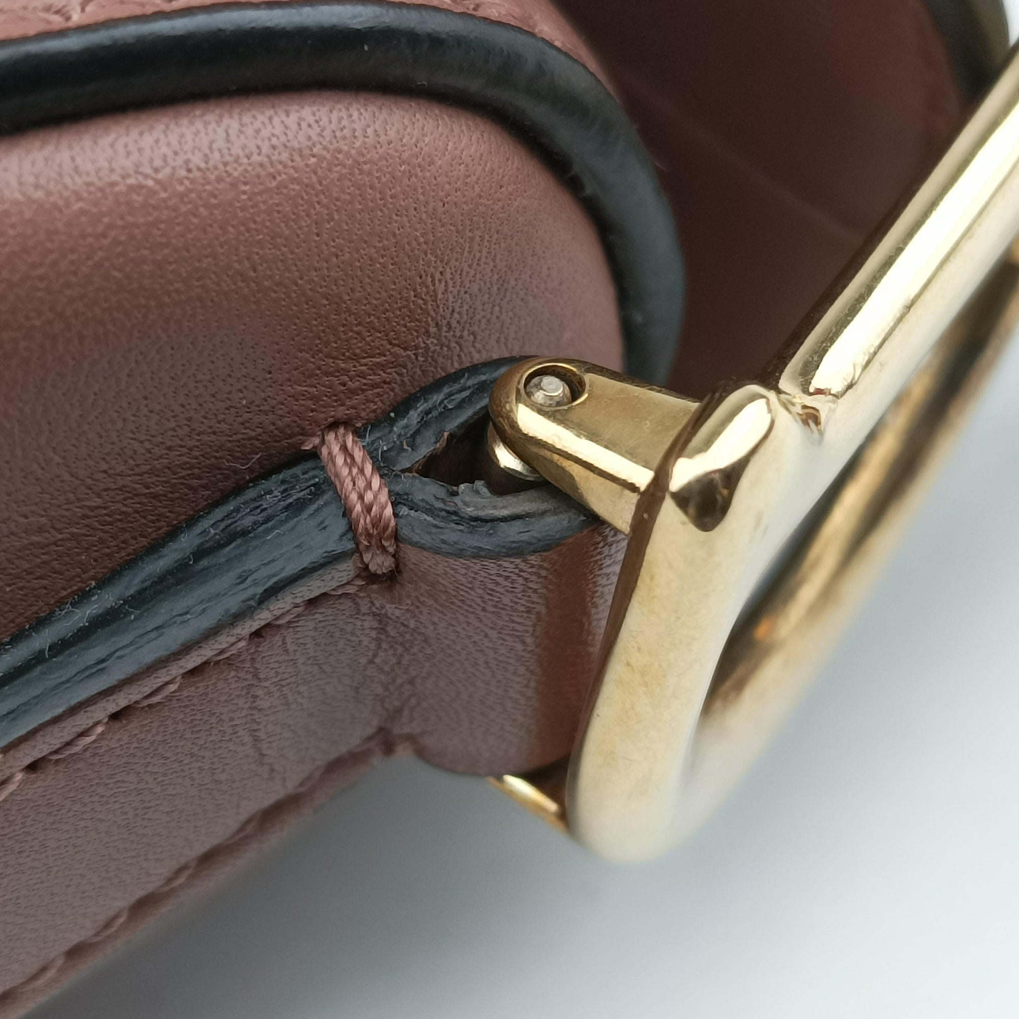 Pre-owned Christian Dior Saddle Pink Leather  handbag | stylenewstar