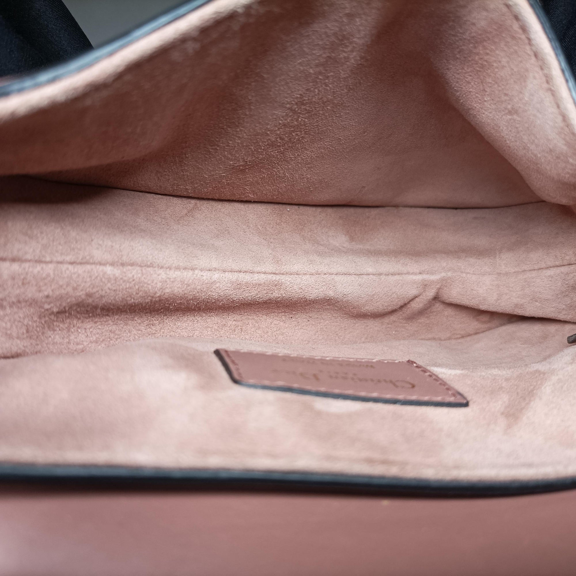 Pre-owned Christian Dior Saddle Pink Leather  handbag | stylenewstar