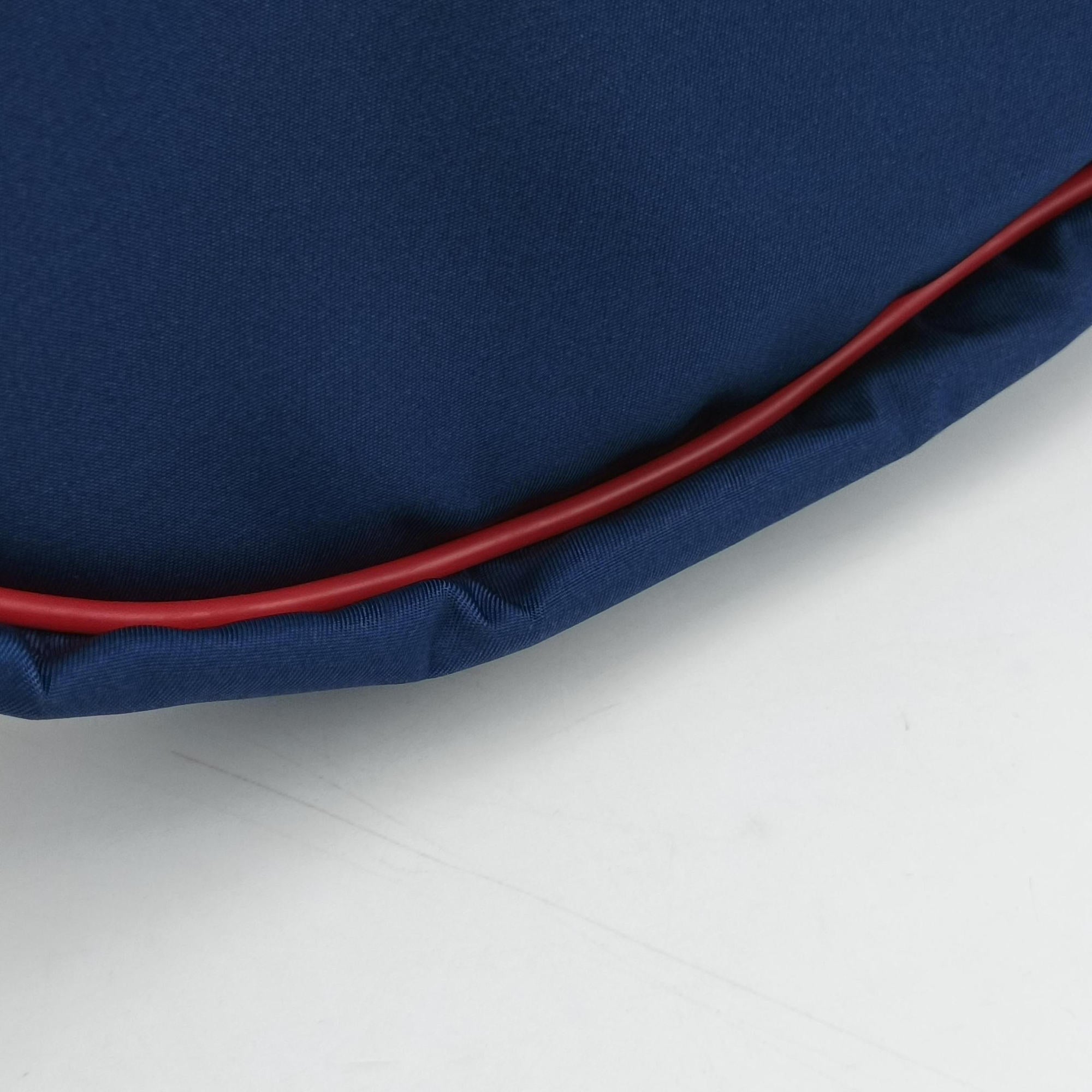 Vintage Gucci kids half moon bag Blue×Red nylon 611686 shoulderbag | stylenewstar