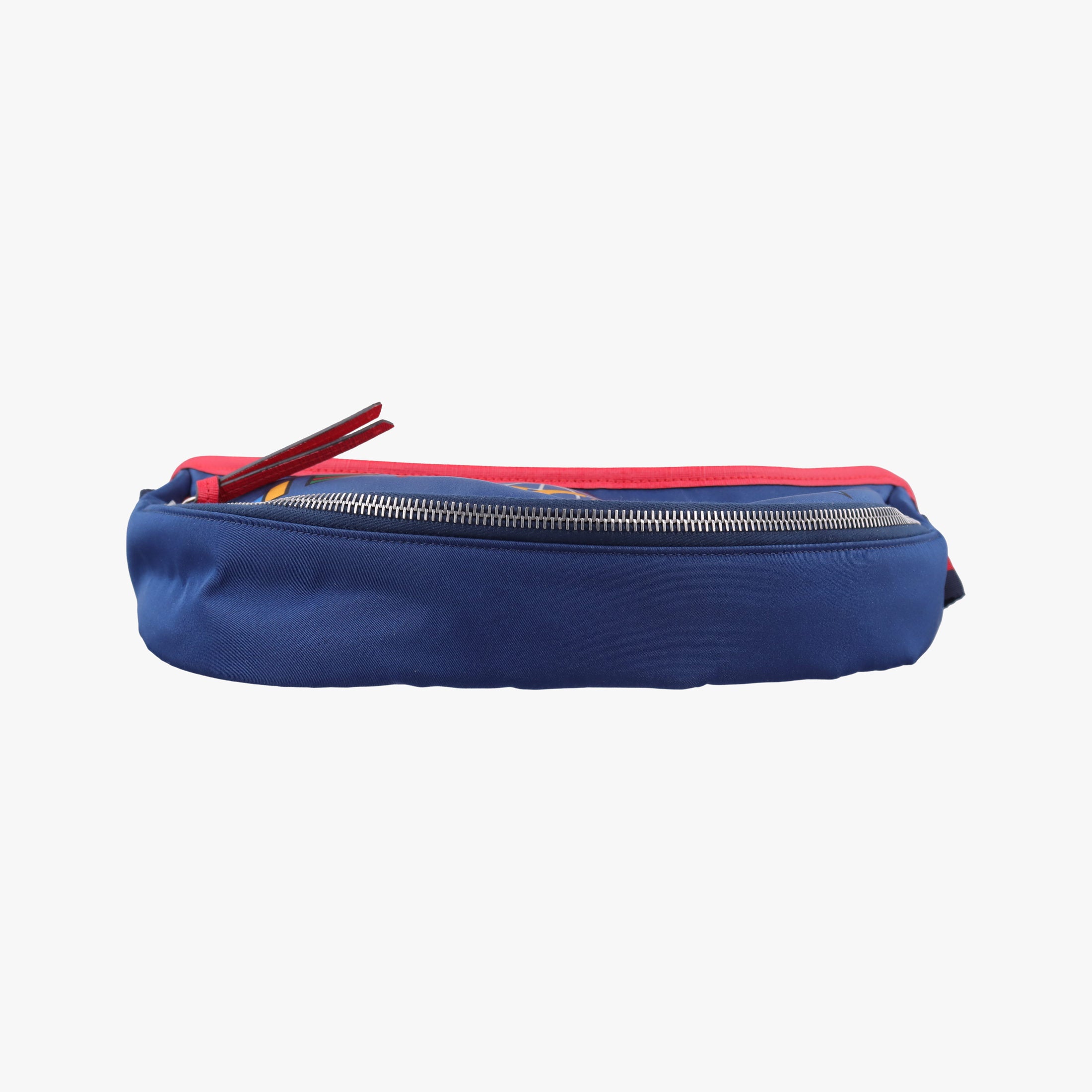 Vintage Gucci kids half moon bag Blue×Red nylon 611686 shoulderbag | stylenewstar