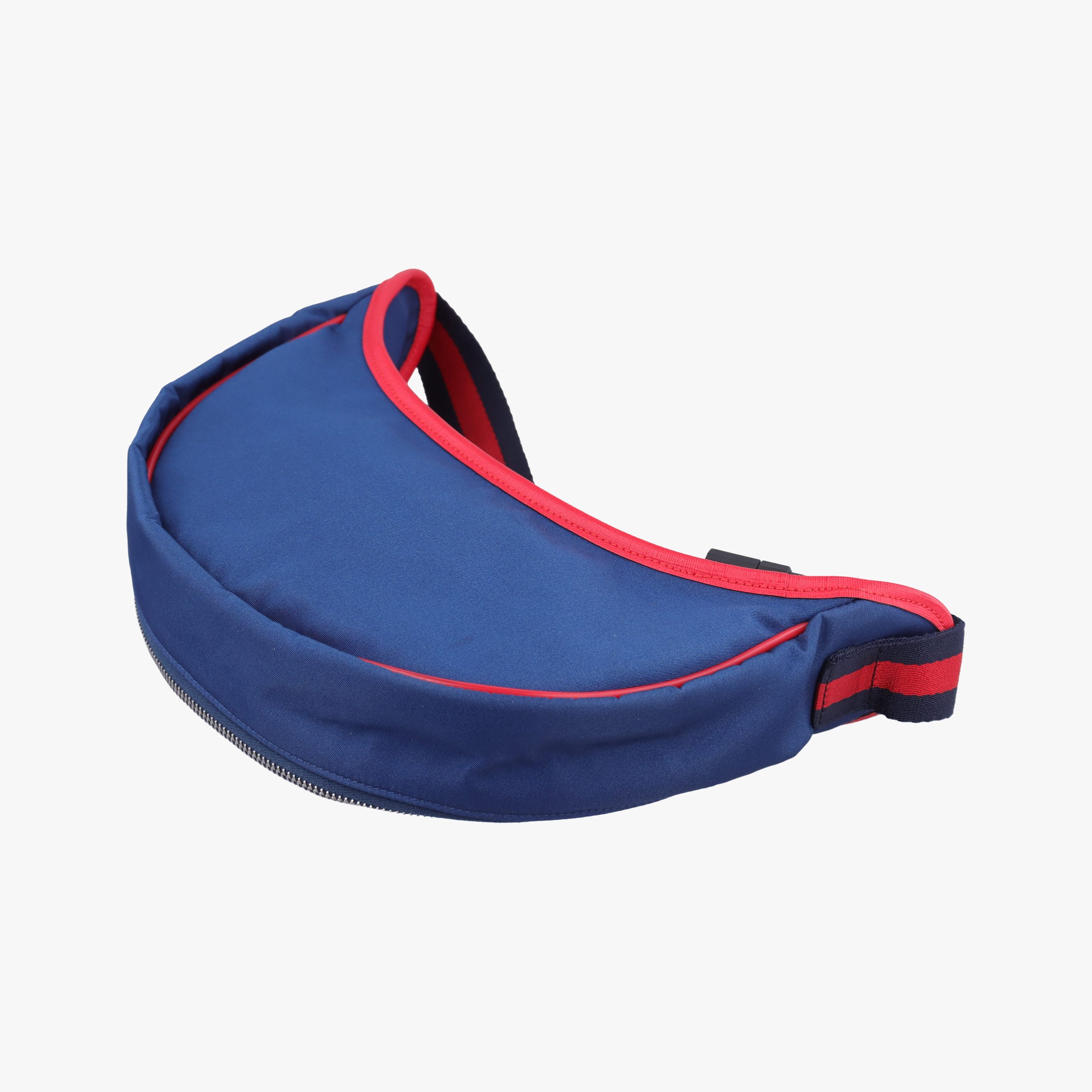 Vintage Gucci kids half moon bag Blue×Red nylon 611686 shoulderbag | stylenewstar