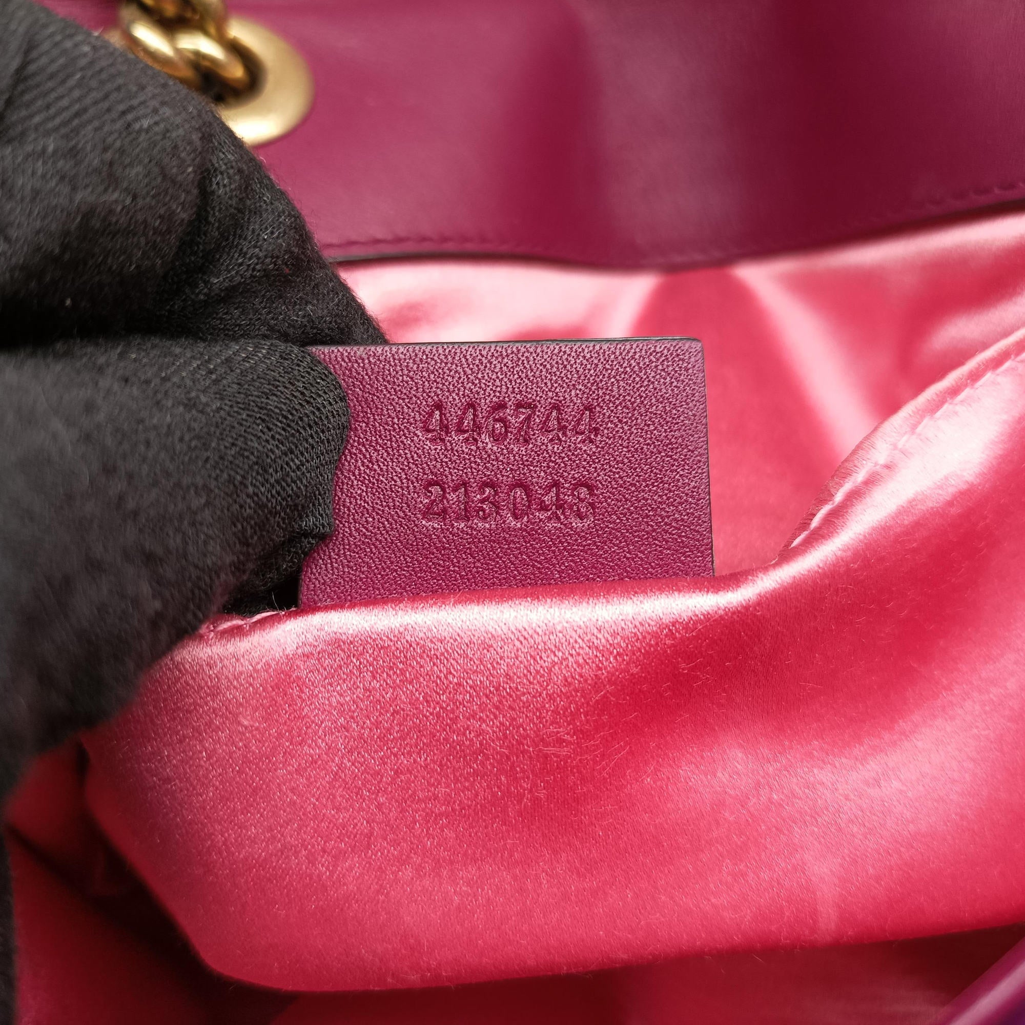 Vintage Gucci GG Marmont Purple velour 446744 shoulderbag | stylenewstar