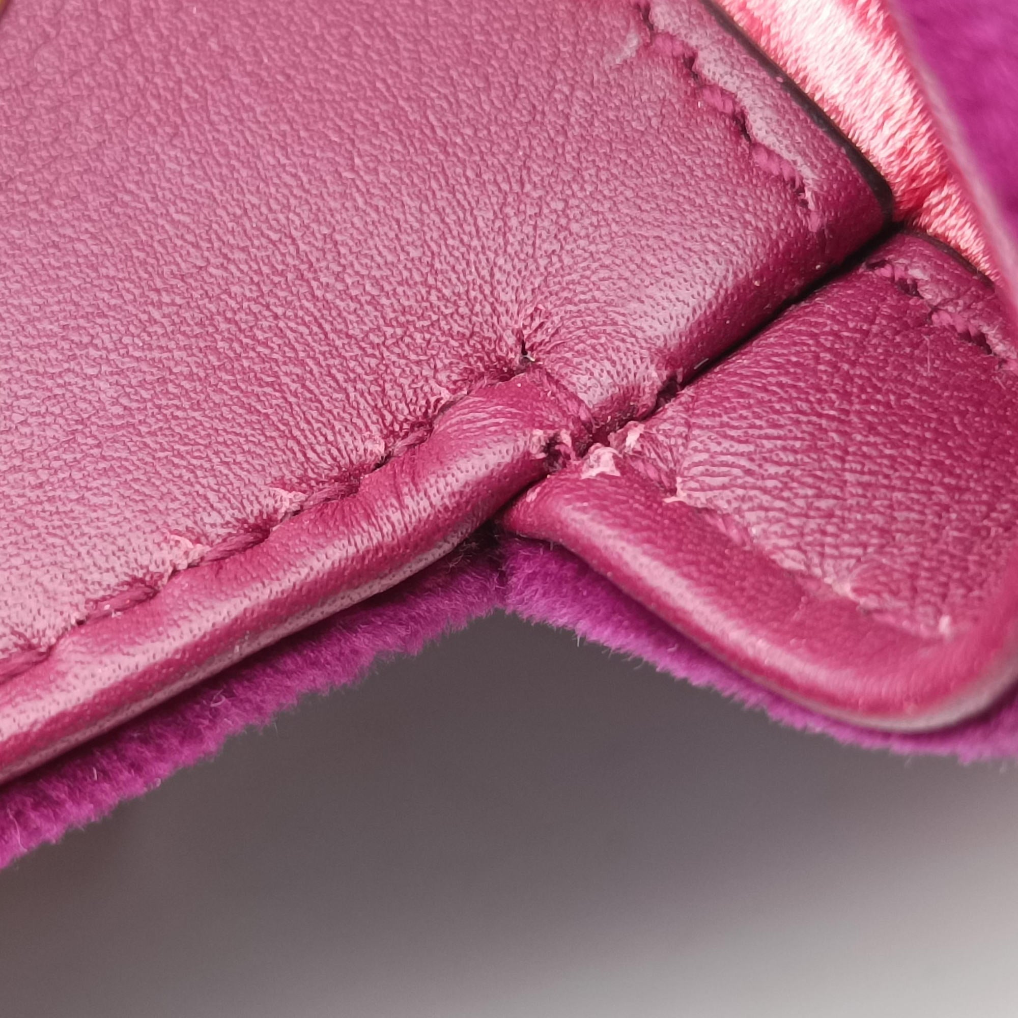 Vintage Gucci GG Marmont Purple velour 446744 shoulderbag | stylenewstar