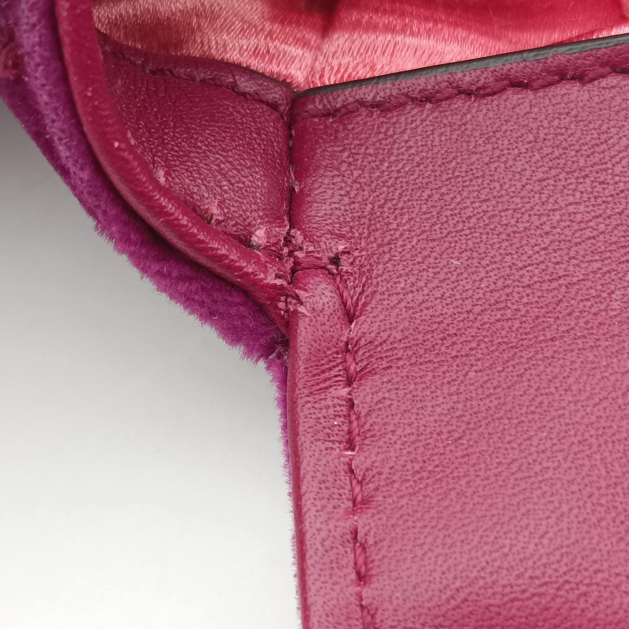 Vintage Gucci GG Marmont Purple velour 446744 shoulderbag | stylenewstar