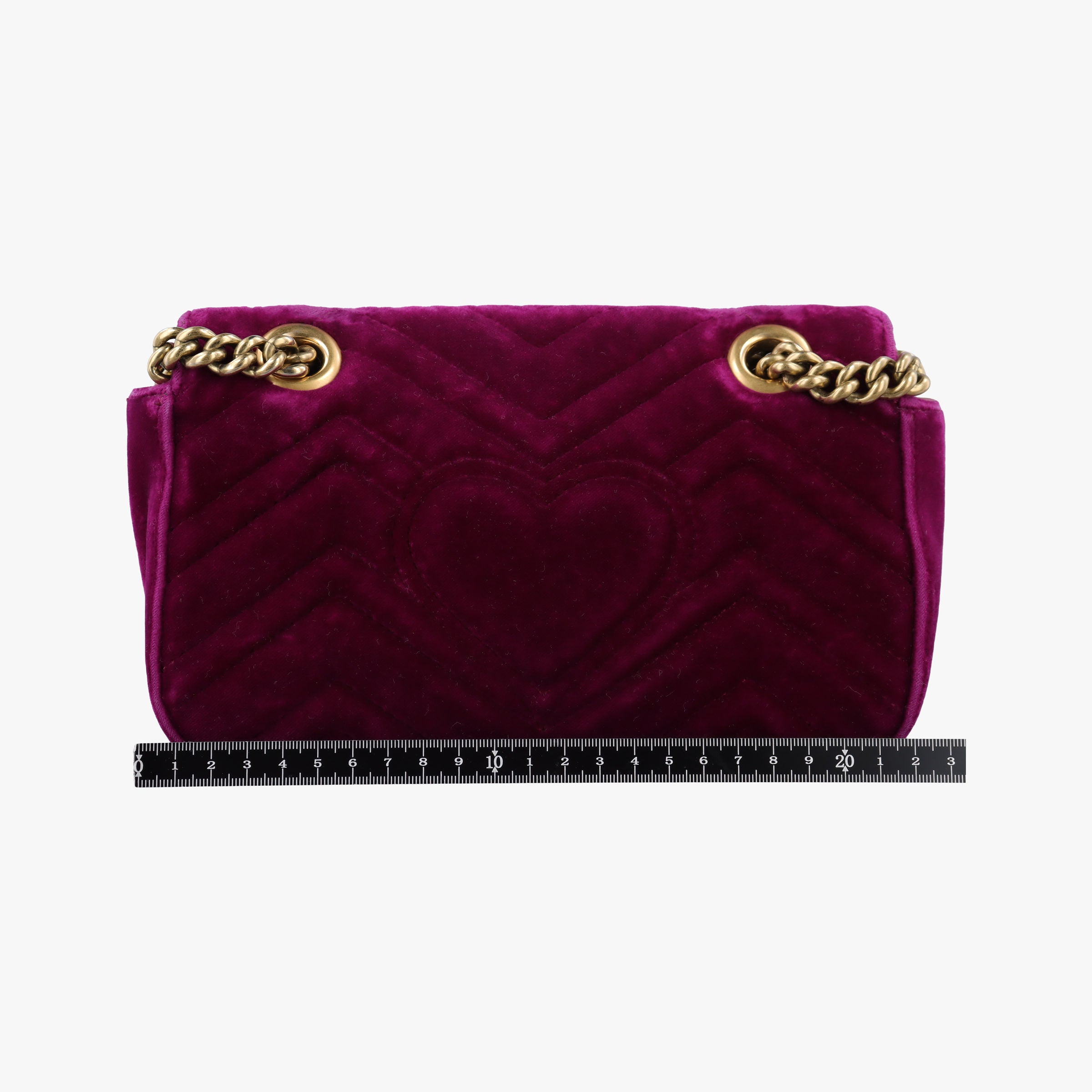 Vintage Gucci GG Marmont Purple velour 446744 shoulderbag | stylenewstar