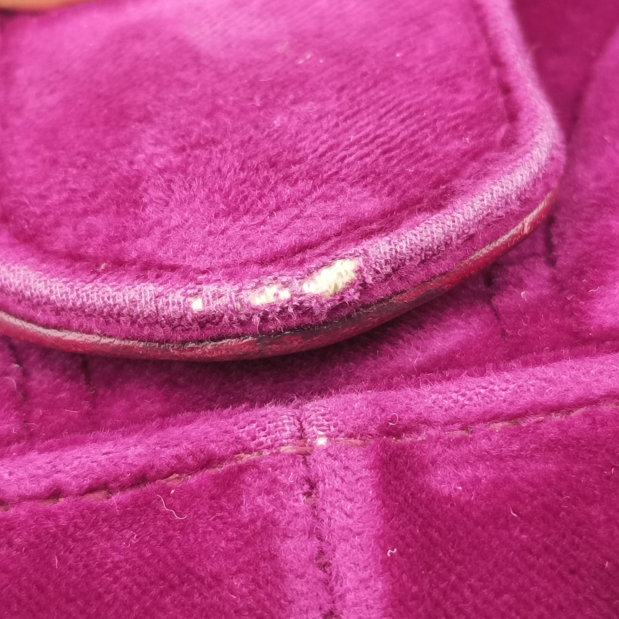 Vintage Gucci GG Marmont Purple velour 446744 shoulderbag | stylenewstar
