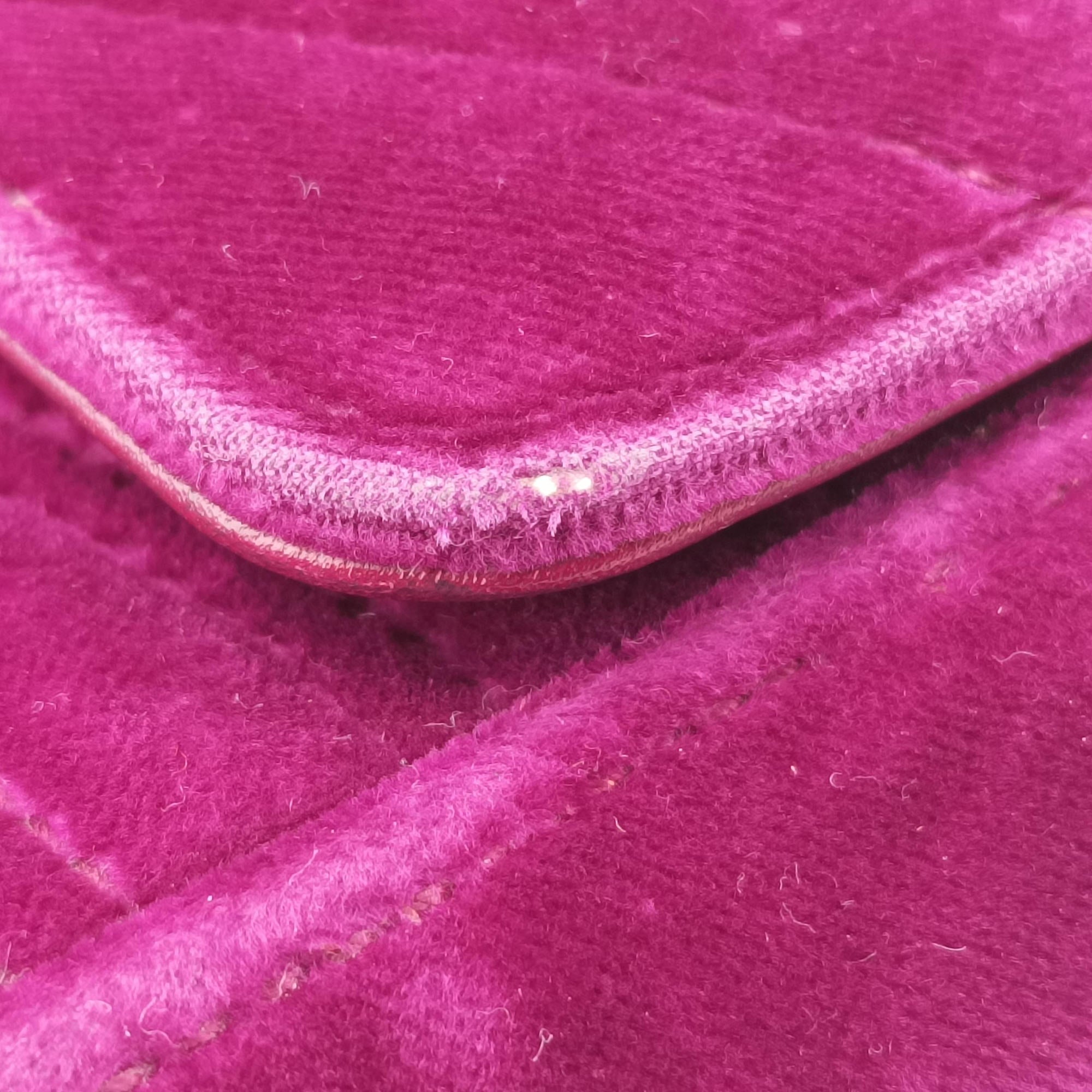 Vintage Gucci GG Marmont Purple velour 446744 shoulderbag | stylenewstar
