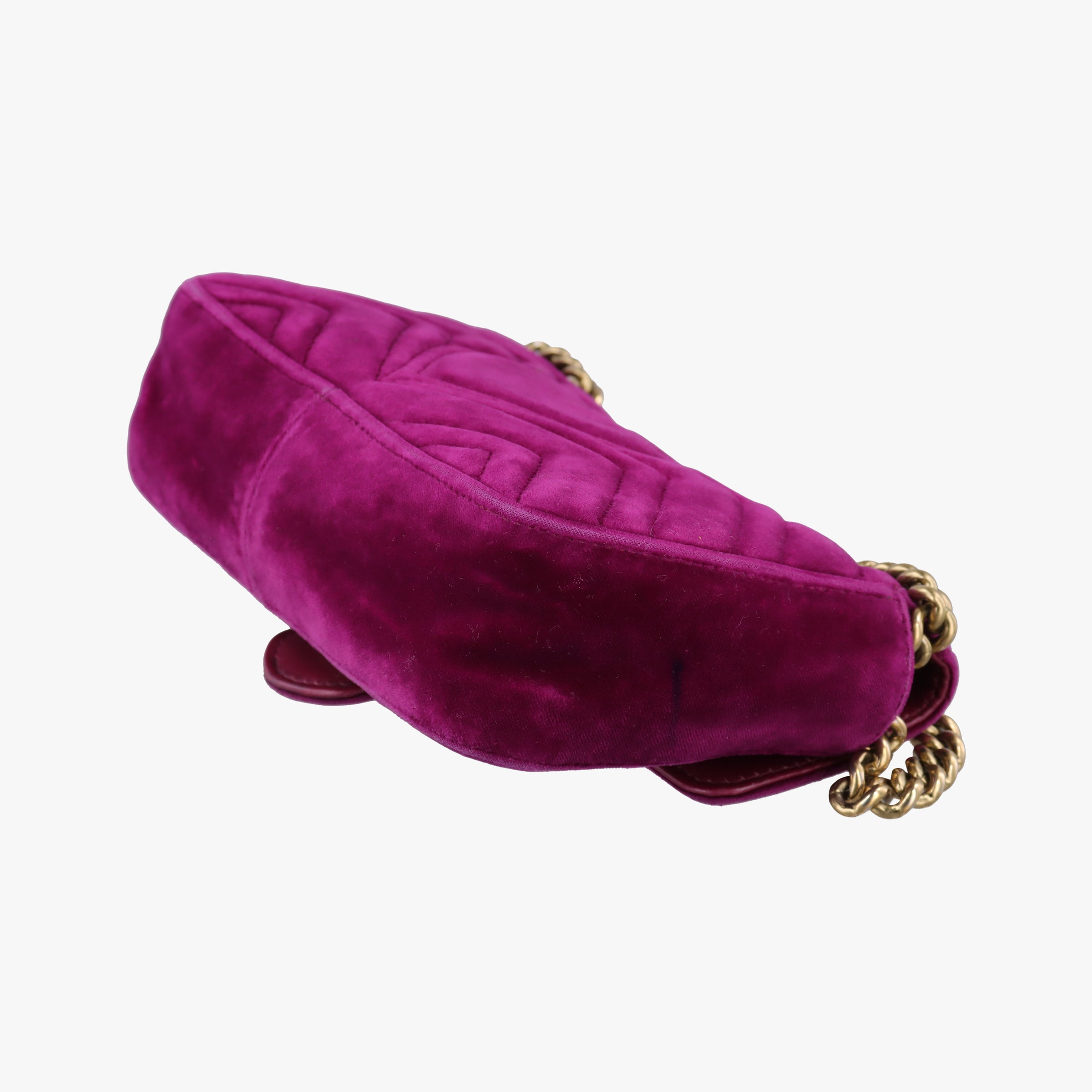 Vintage Gucci GG Marmont Purple velour 446744 shoulderbag | stylenewstar