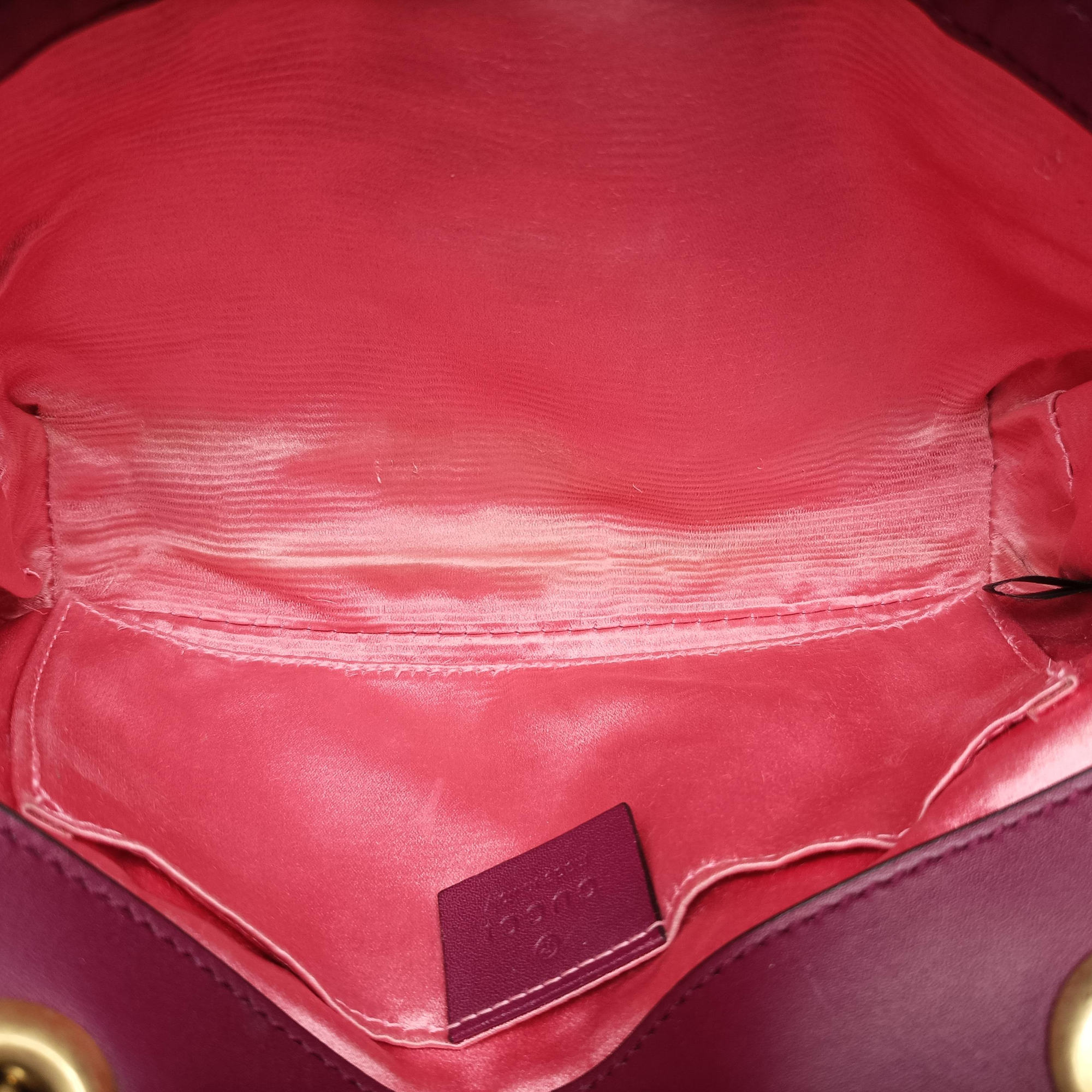 Vintage Gucci GG Marmont Purple velour 446744 shoulderbag | stylenewstar