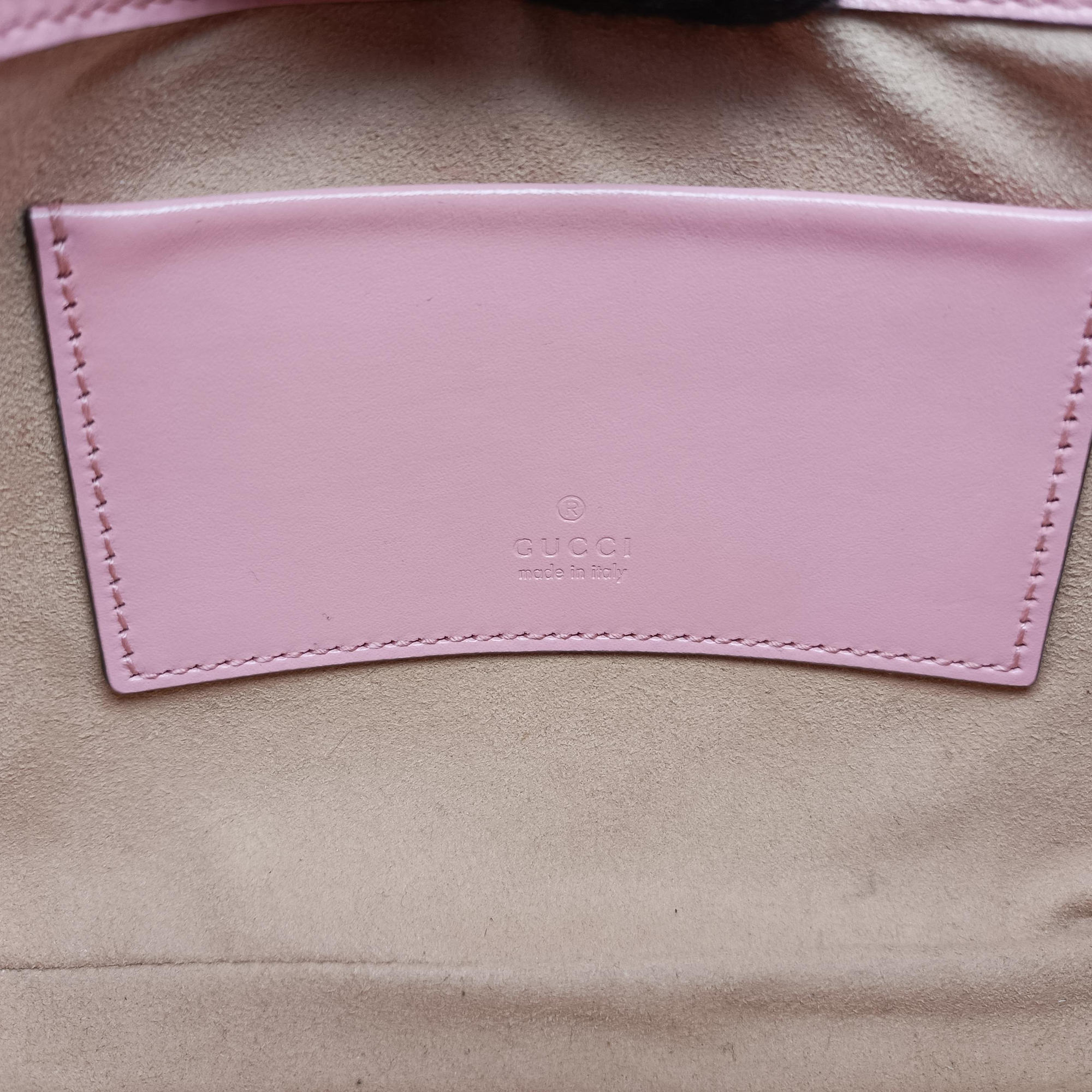 Pre-owned Gucci JACKIE 1961 Pink Leather 637091 shoulderbag | stylenewstar