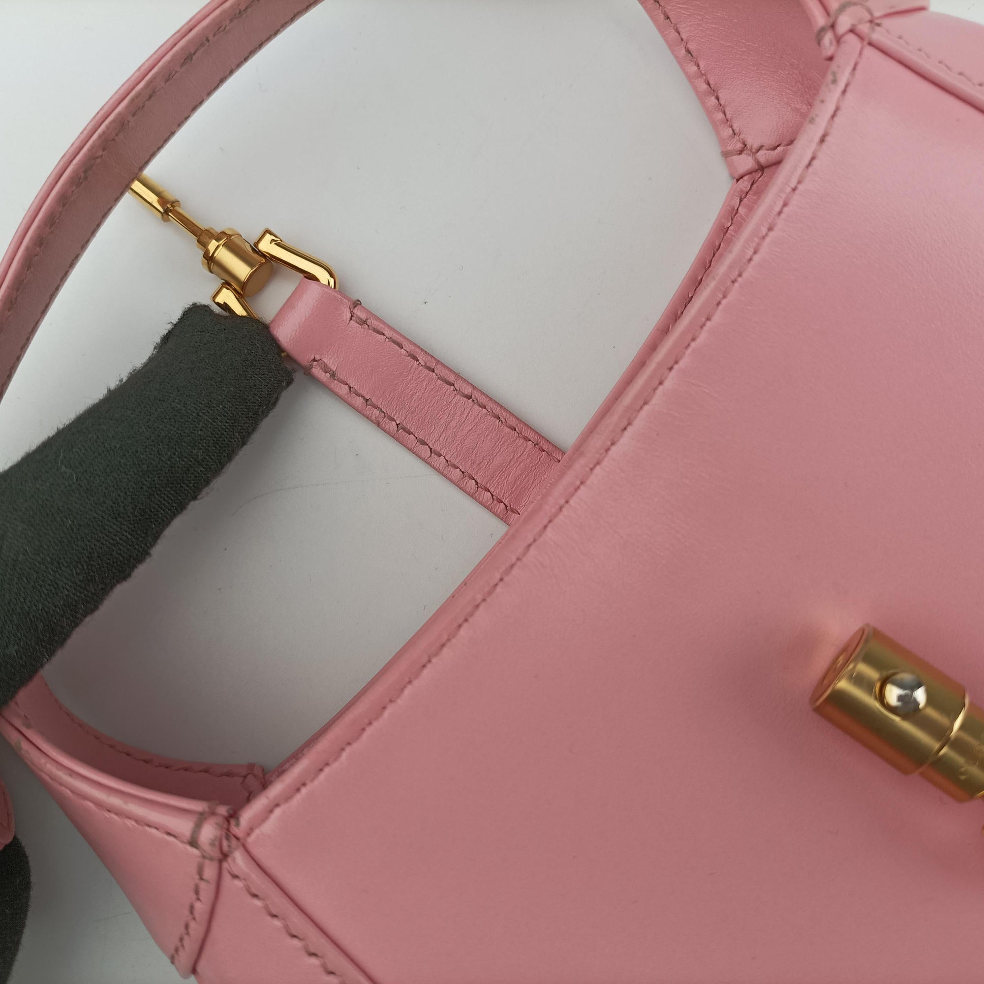 Pre-owned Gucci JACKIE 1961 Pink Leather 637091 shoulderbag | stylenewstar