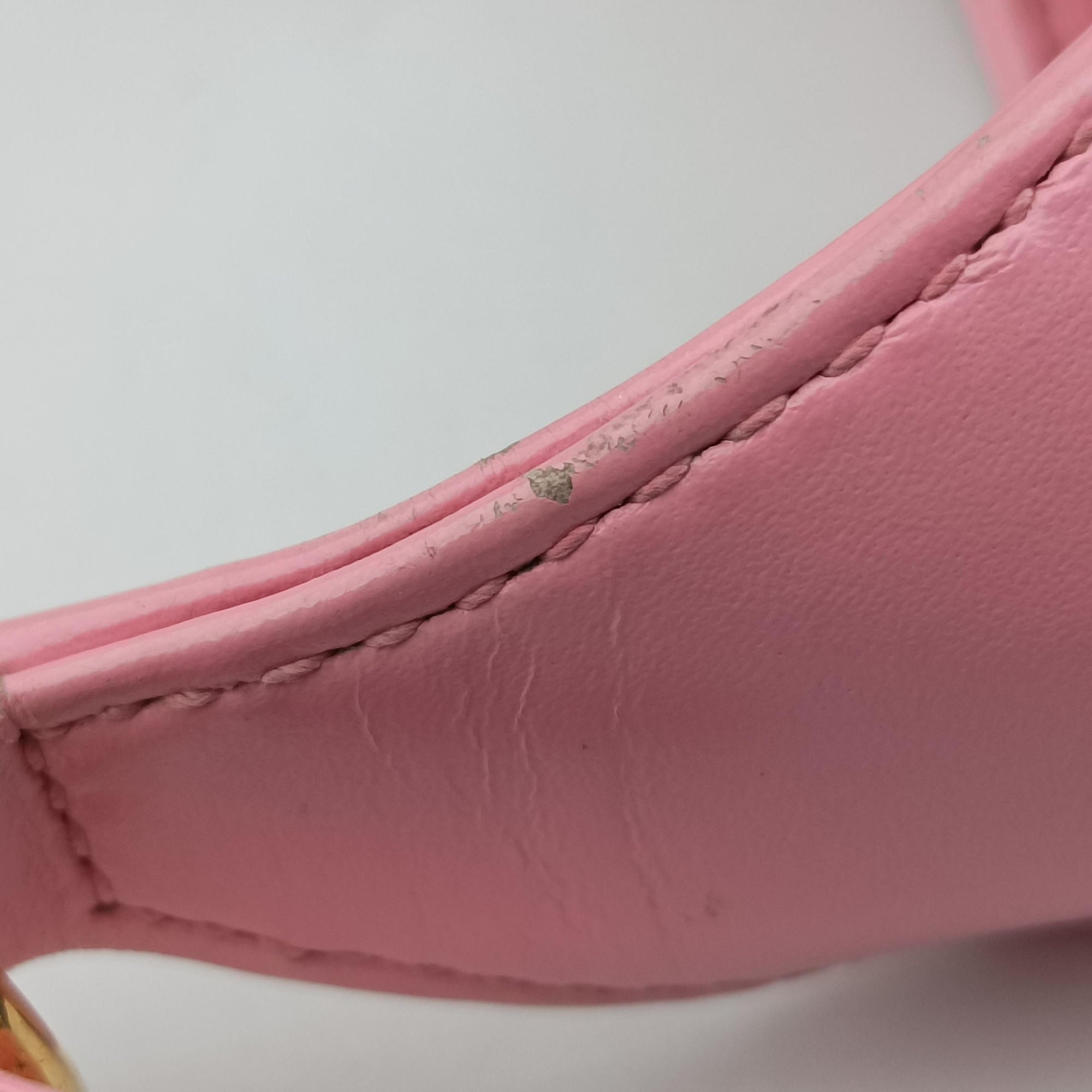 Pre-owned Gucci JACKIE 1961 Pink Leather 637091 shoulderbag | stylenewstar