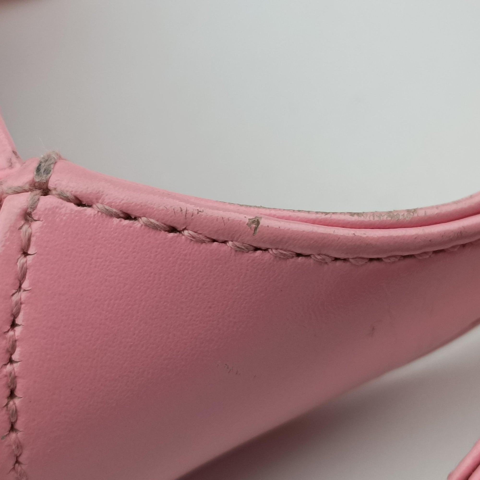Pre-owned Gucci JACKIE 1961 Pink Leather 637091 shoulderbag | stylenewstar