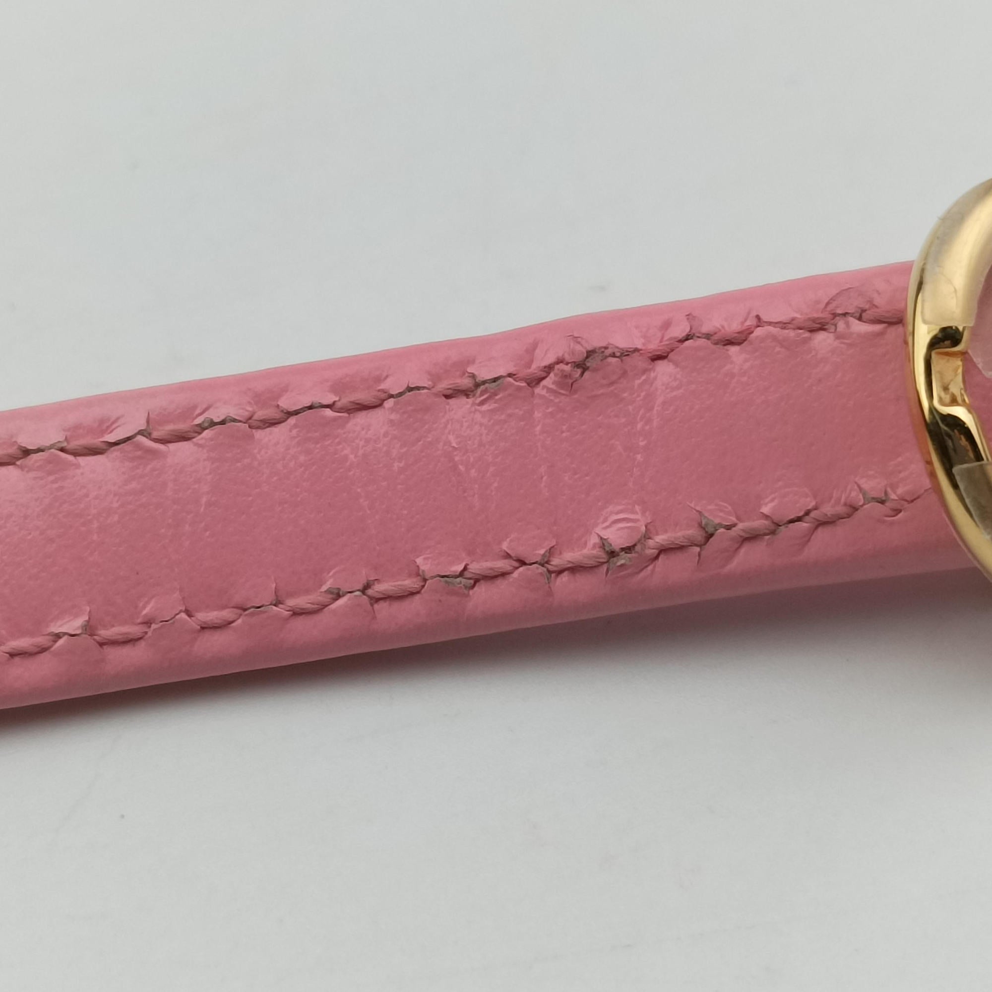Pre-owned Gucci JACKIE 1961 Pink Leather 637091 shoulderbag | stylenewstar