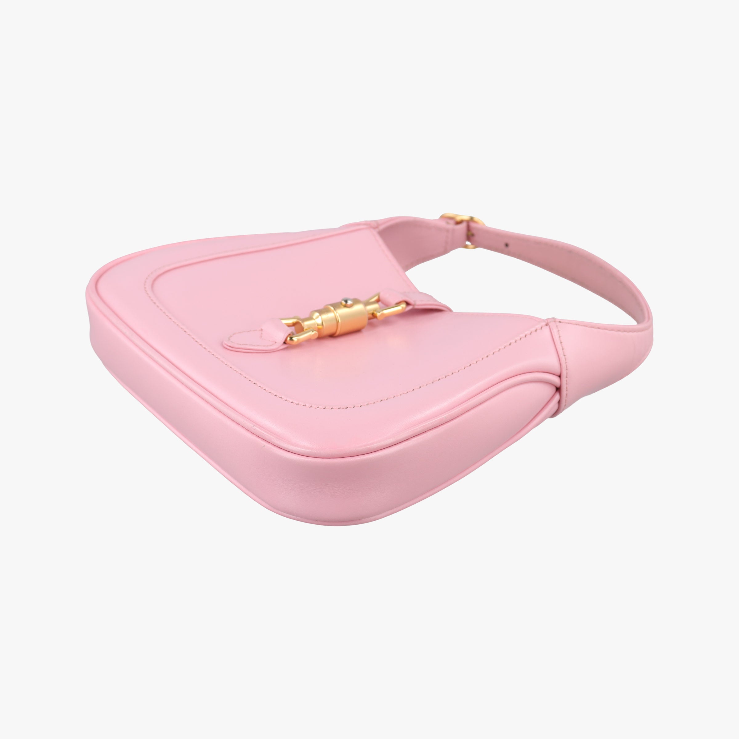 Pre-owned Gucci JACKIE 1961 Pink Leather 637091 shoulderbag | stylenewstar