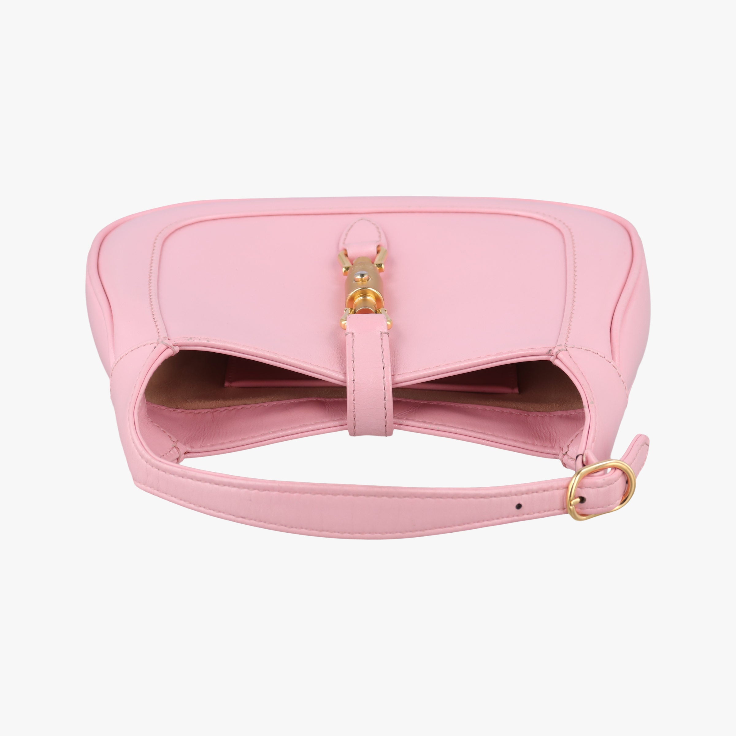 Pre-owned Gucci JACKIE 1961 Pink Leather 637091 shoulderbag | stylenewstar