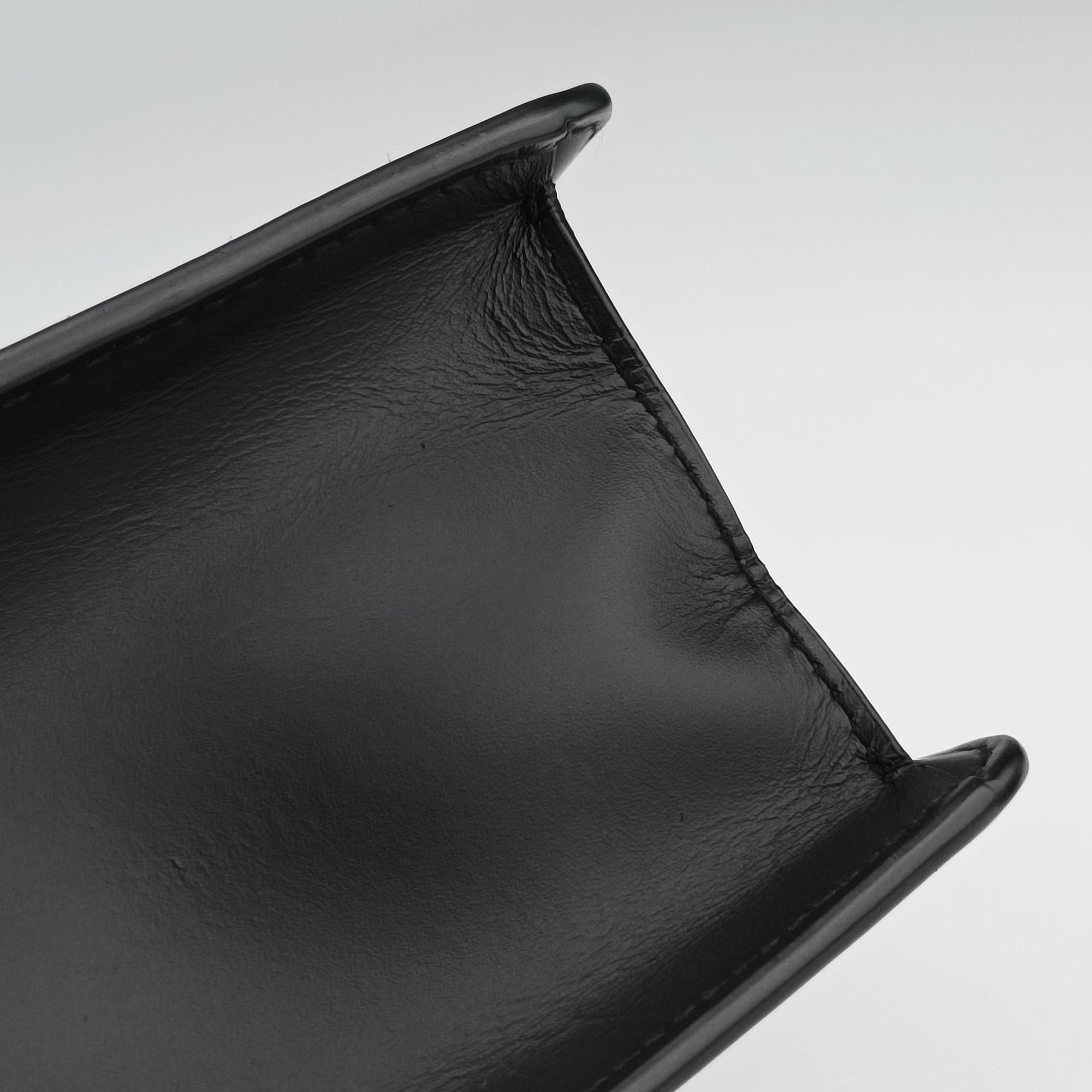 Pre-owned Gucci Sylvie Black Leather 470270 shoulderbag | stylenewstar
