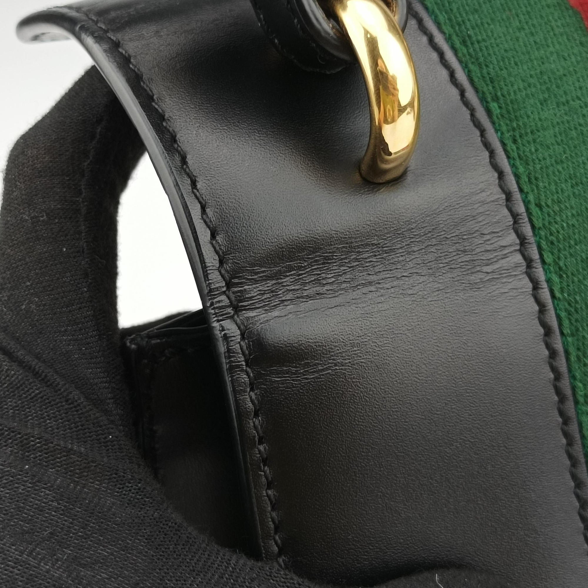Pre-owned Gucci Sylvie Black Leather 470270 shoulderbag | stylenewstar