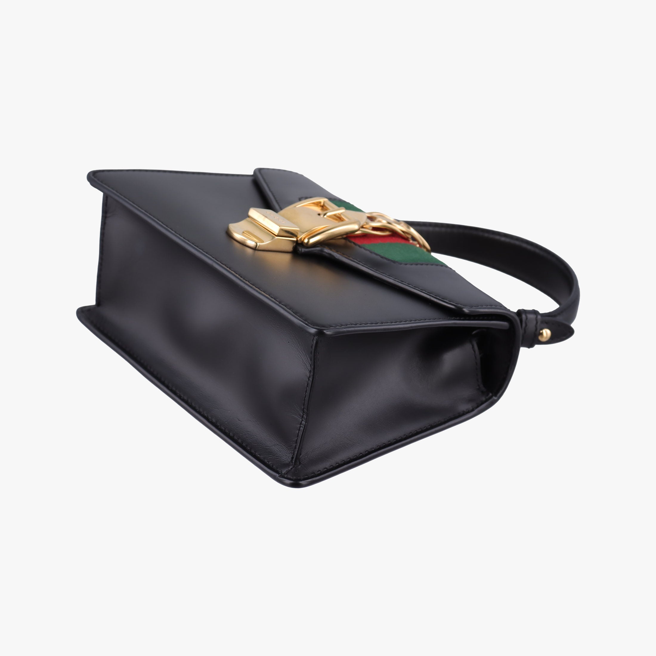 Pre-owned Gucci Sylvie Black Leather 470270 shoulderbag | stylenewstar